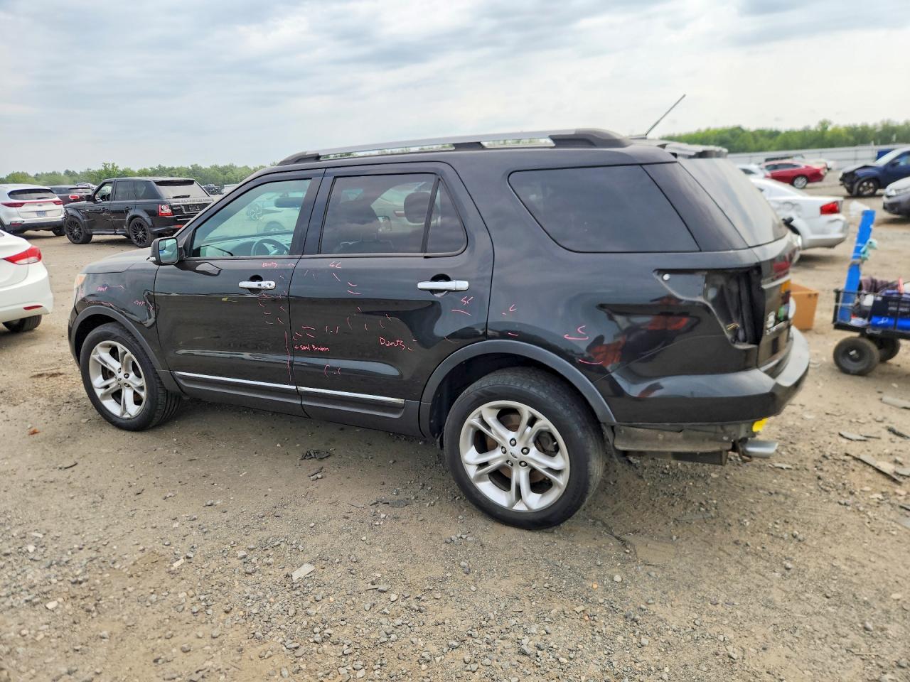 2014 Ford Explorer Limited Черный vin: 1FM5K8F87EGC59638