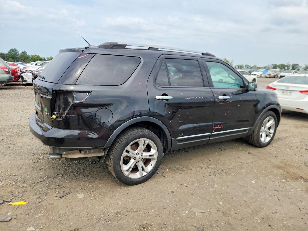 2014 Ford Explorer Limited Черный vin: 1FM5K8F87EGC59638