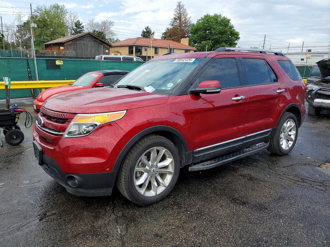 2015 Ford Explorer Limited Burgundy vin: 1FM5K8F87FGA19667