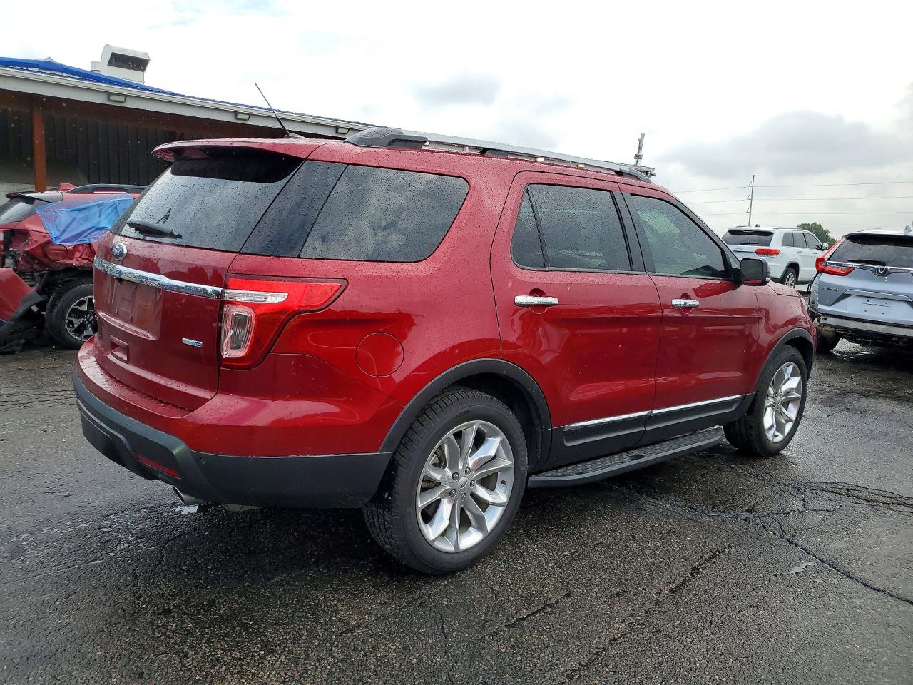 2015 Ford Explorer Limited Burgundy vin: 1FM5K8F87FGA19667