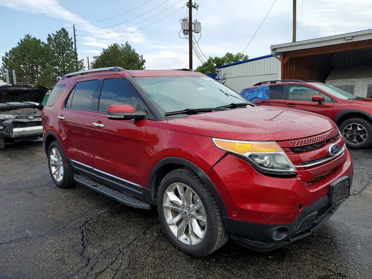 2015 Ford Explorer Limited Burgundy vin: 1FM5K8F87FGA19667