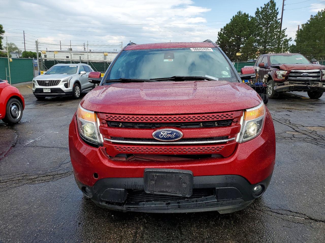 2015 Ford Explorer Limited Burgundy vin: 1FM5K8F87FGA19667