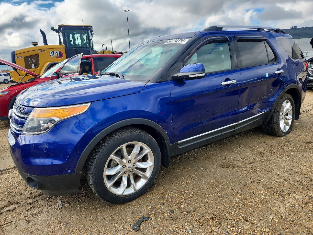 2015 Ford Explorer Limited Blue vin: 1FM5K8F87FGA73020