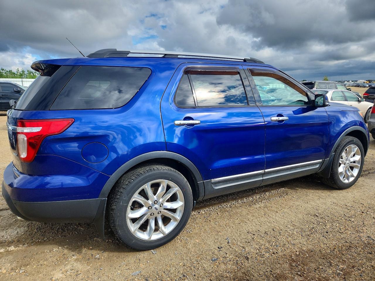 2015 Ford Explorer Limited Blue vin: 1FM5K8F87FGA73020