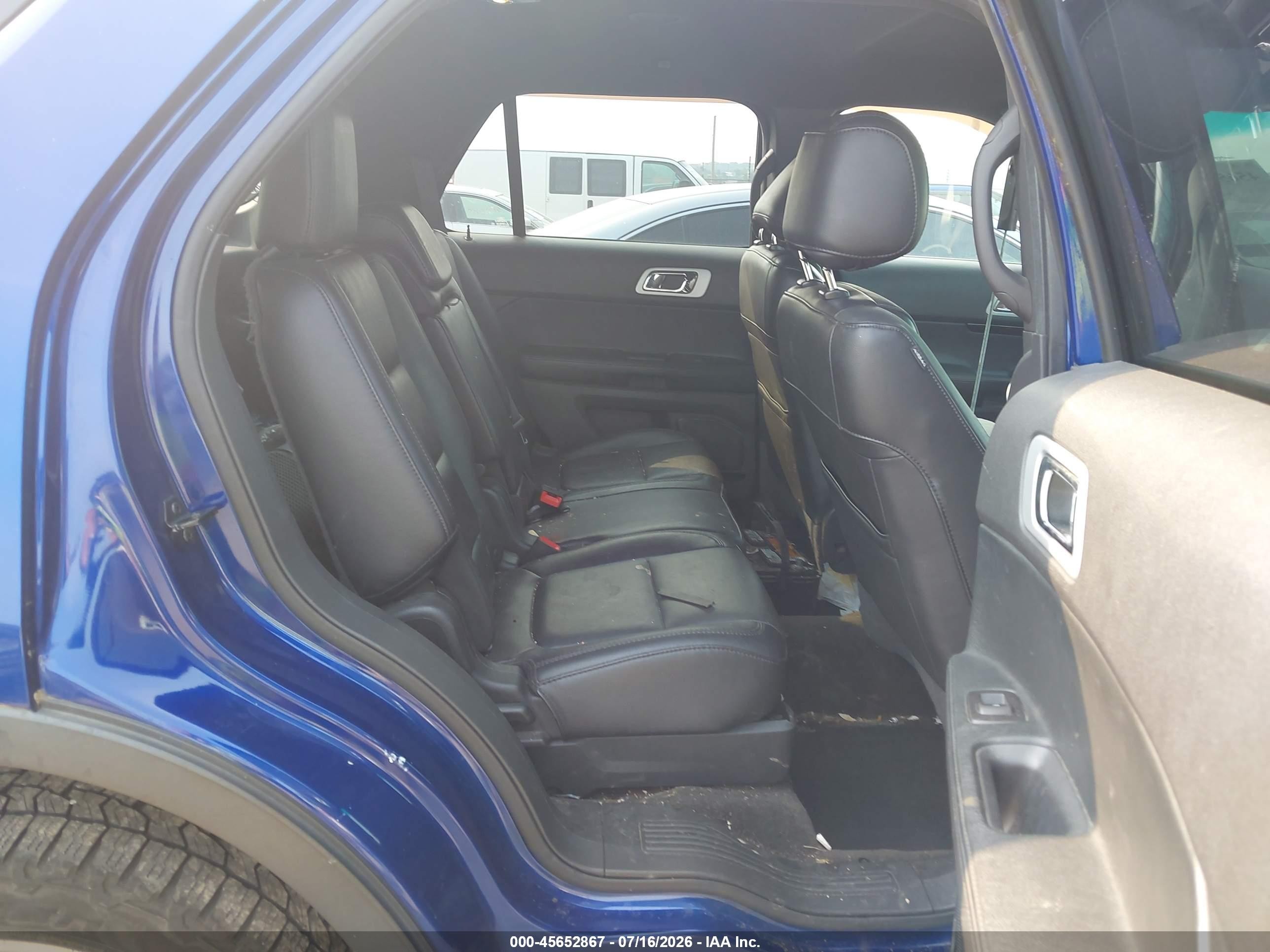 2015 Ford Explorer Limited Blue vin: 1FM5K8F87FGA78119