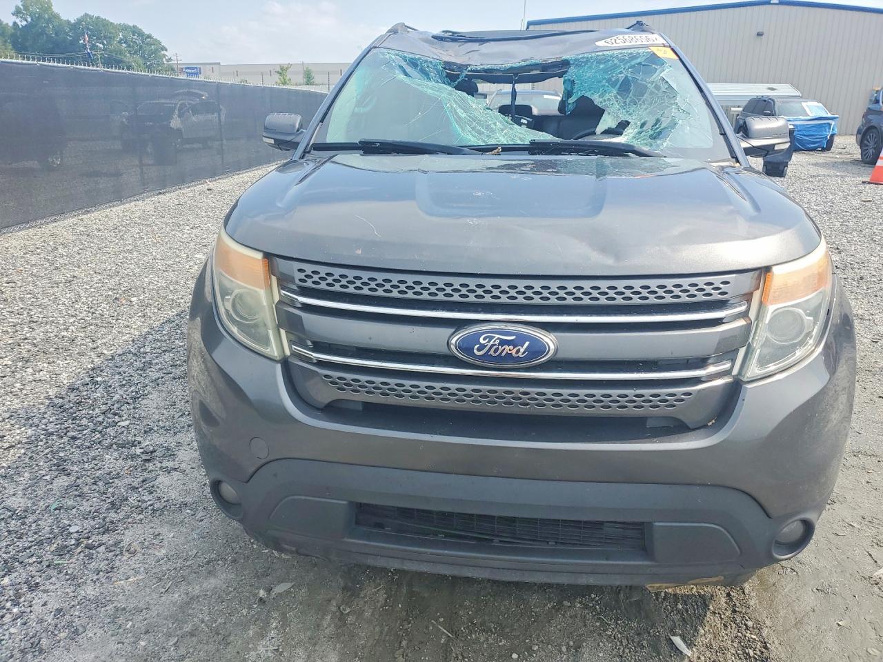 2015 Ford Explorer Limited Gray vin: 1FM5K8F87FGA88052