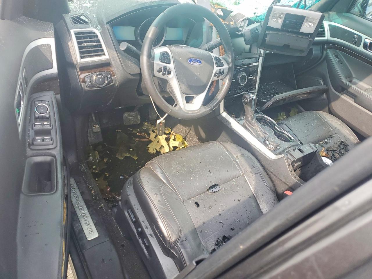 2015 Ford Explorer Limited Gray vin: 1FM5K8F87FGA88052