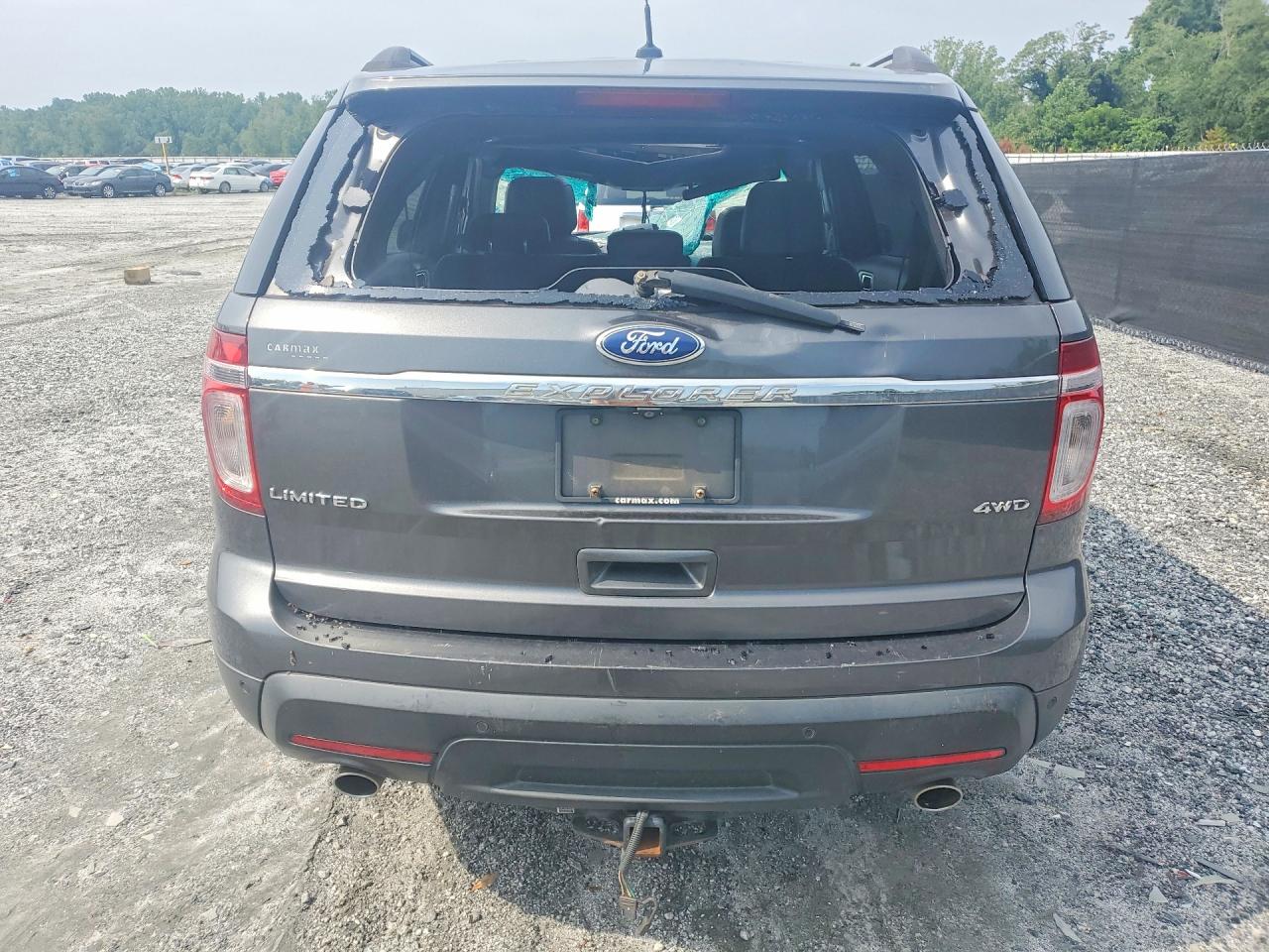 2015 Ford Explorer Limited Gray vin: 1FM5K8F87FGA88052