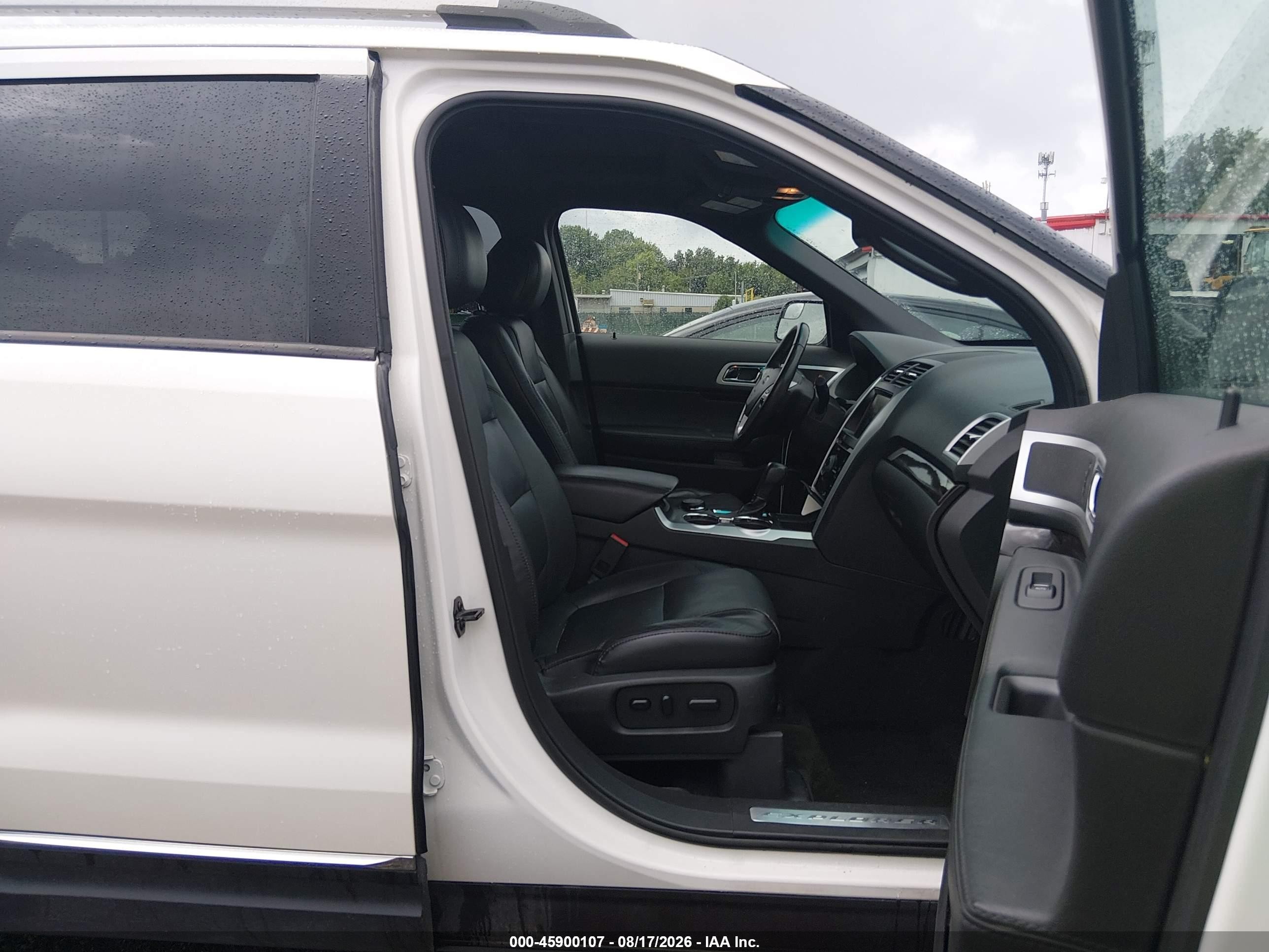 2015 Ford Explorer Limited White vin: 1FM5K8F87FGA96393