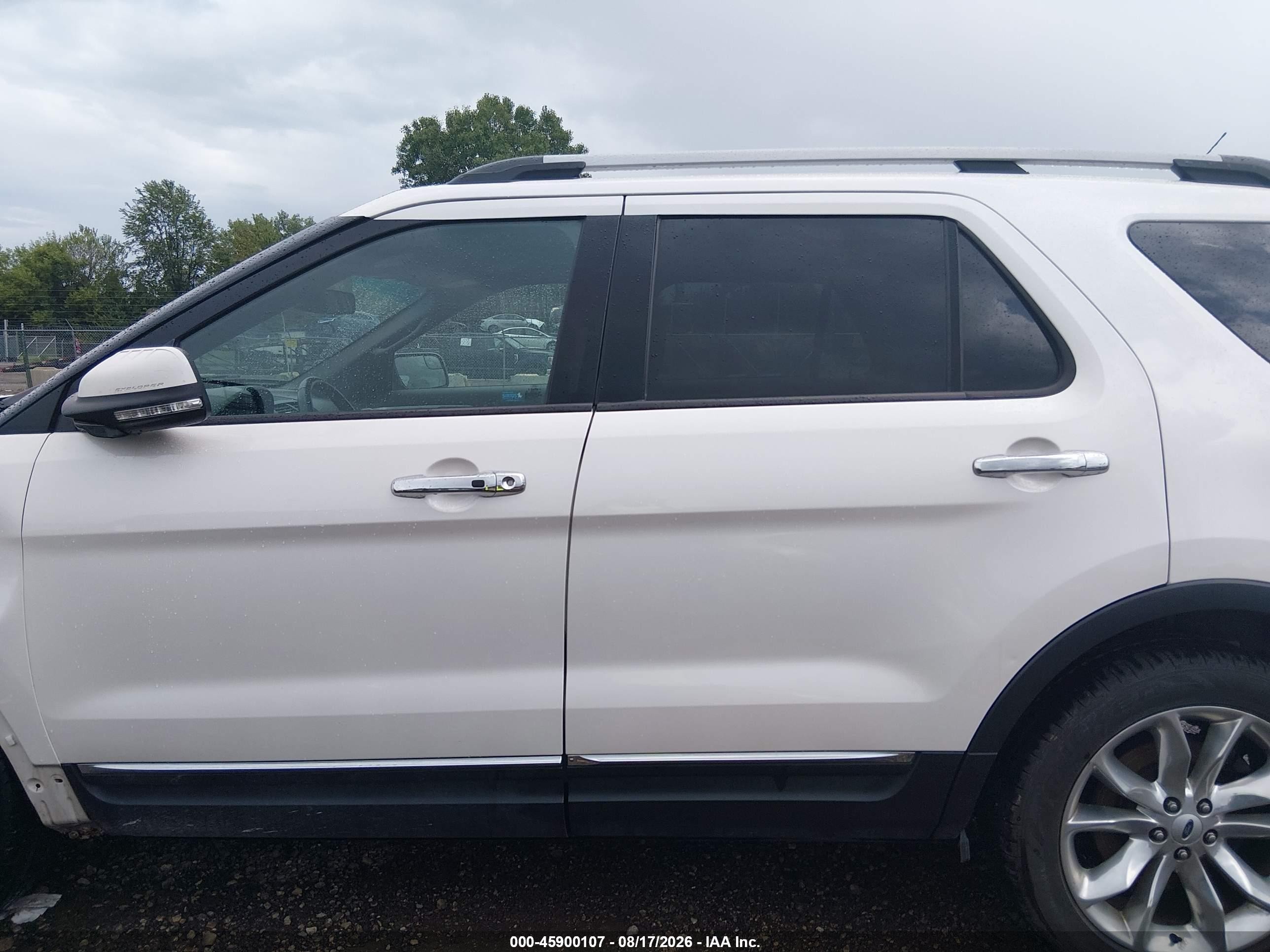 2015 Ford Explorer Limited White vin: 1FM5K8F87FGA96393