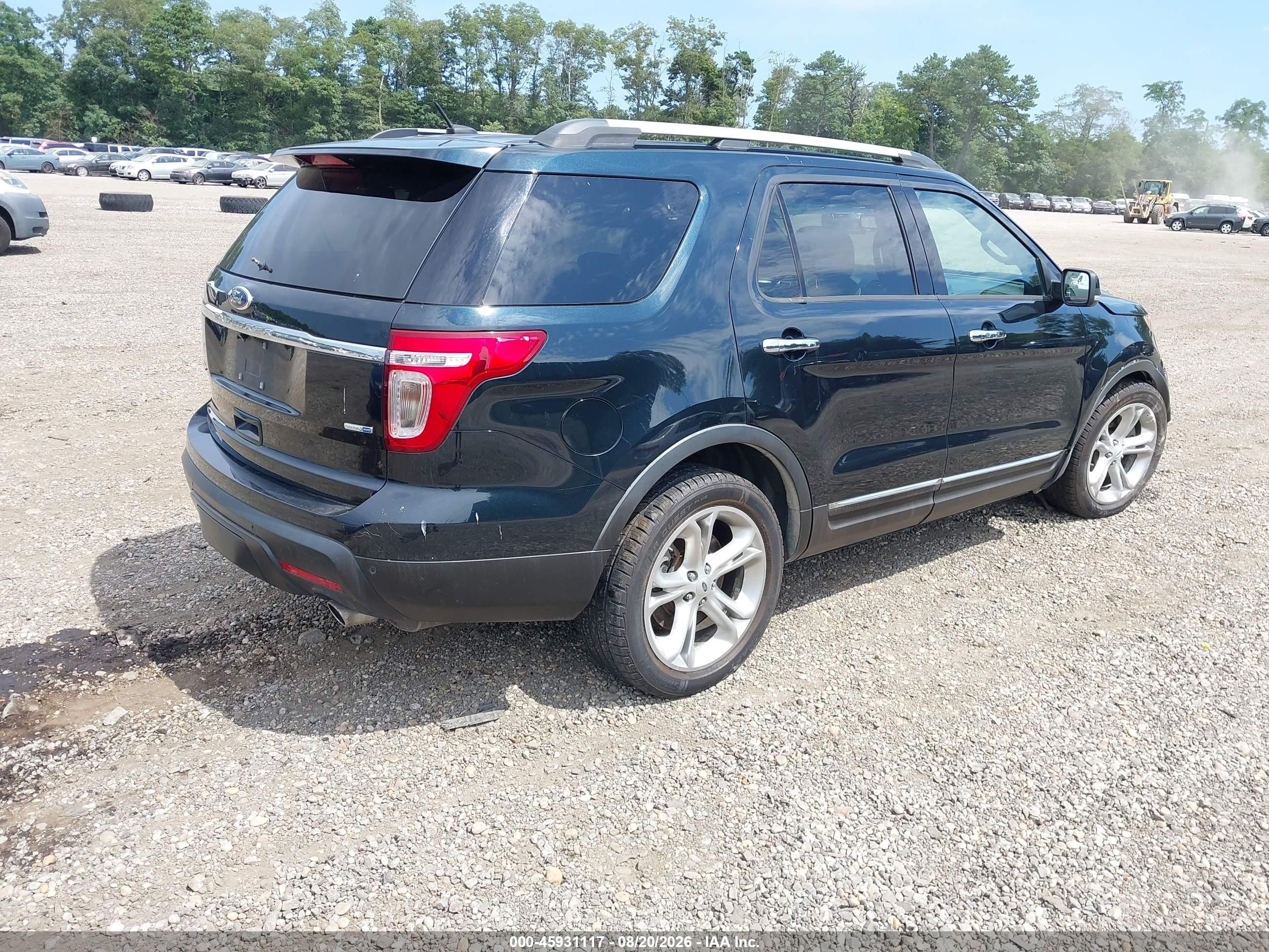 2015 Ford Explorer Limited Green vin: 1FM5K8F87FGB23768