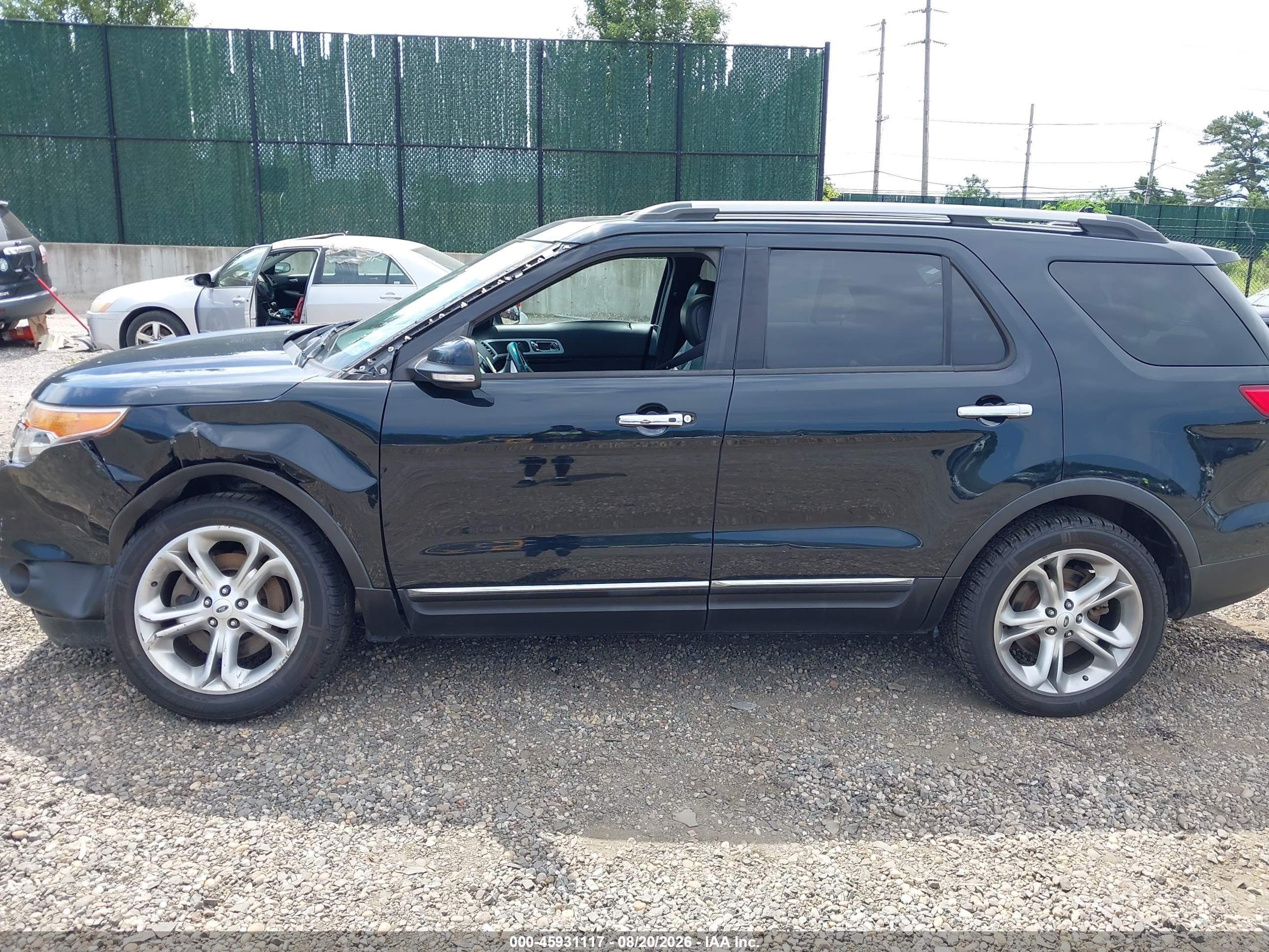 2015 Ford Explorer Limited Green vin: 1FM5K8F87FGB23768