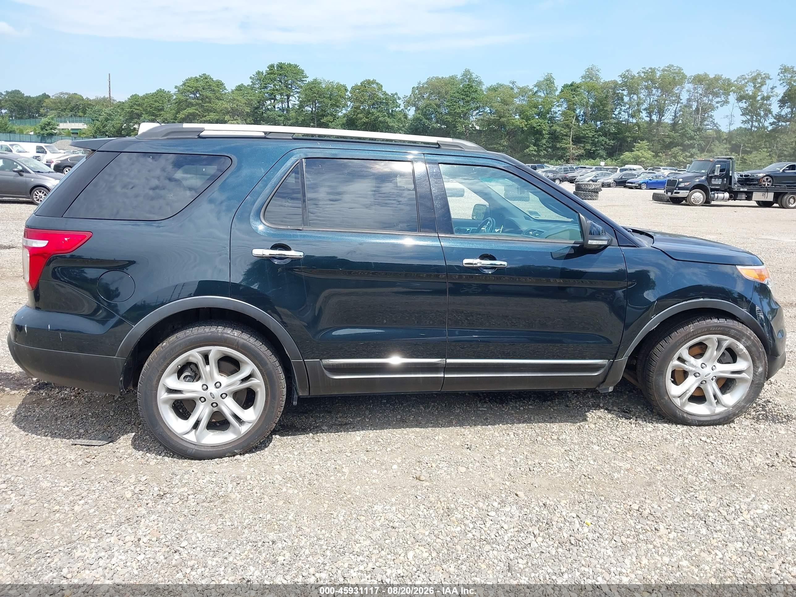 2015 Ford Explorer Limited Green vin: 1FM5K8F87FGB23768