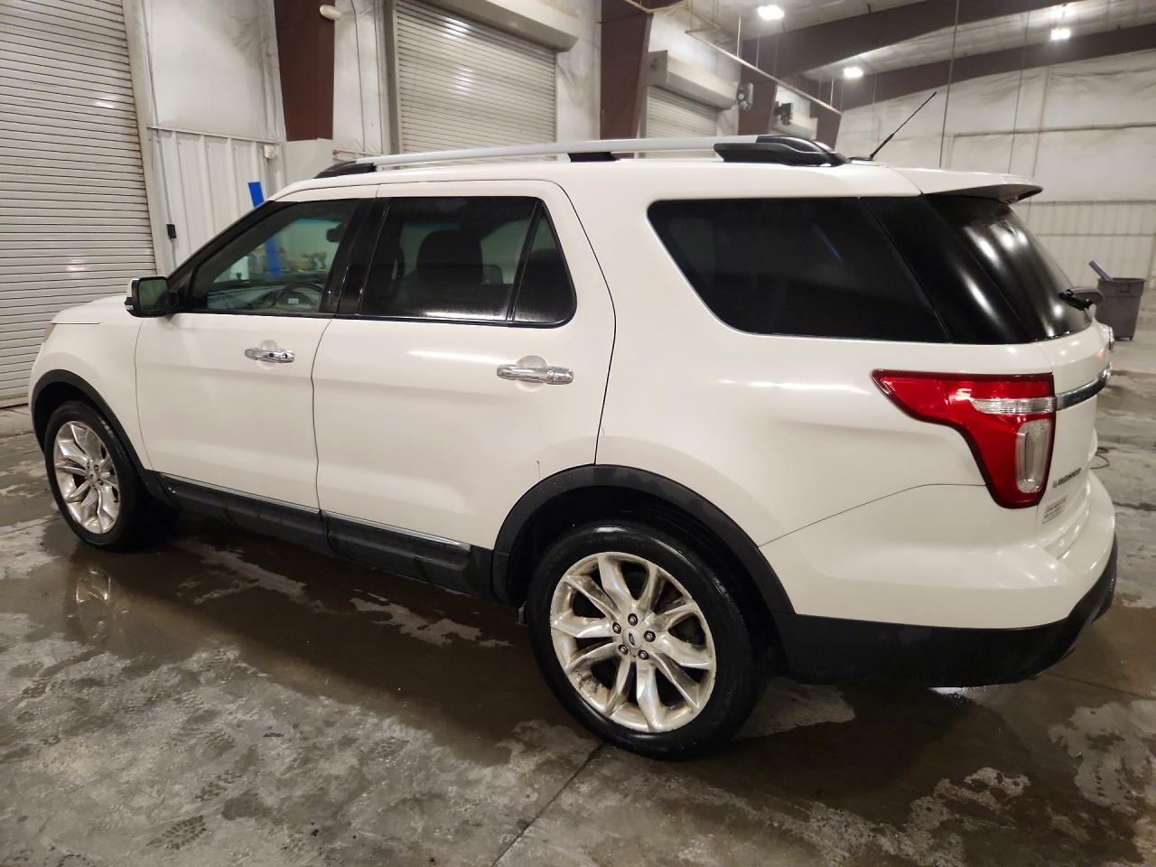 2015 Ford Explorer Limited White vin: 1FM5K8F87FGB25097