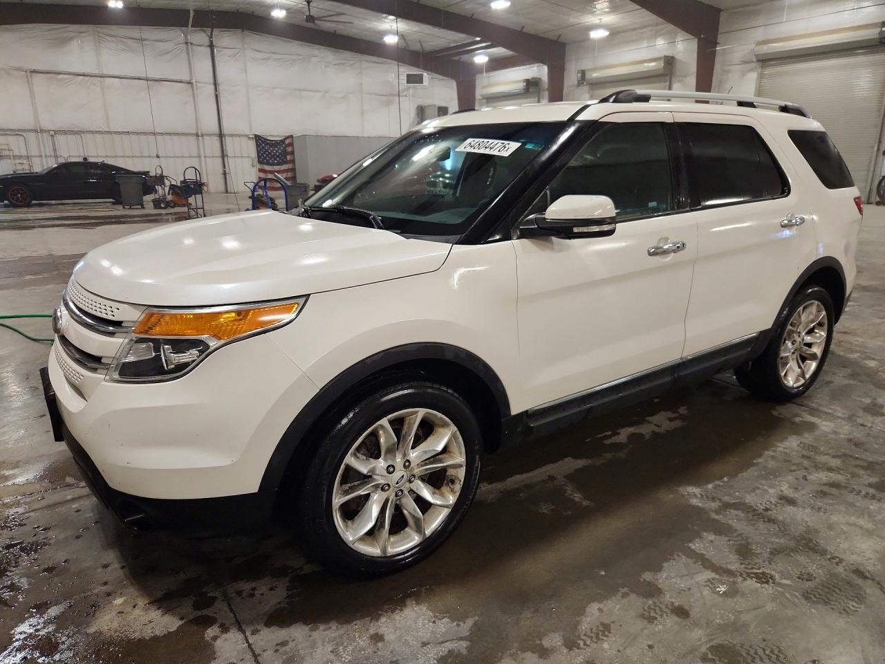 2015 Ford Explorer Limited White vin: 1FM5K8F87FGB25097