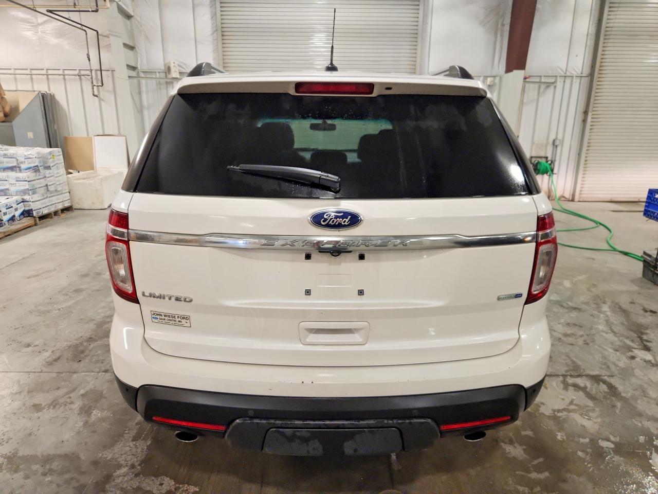 2015 Ford Explorer Limited White vin: 1FM5K8F87FGB25097
