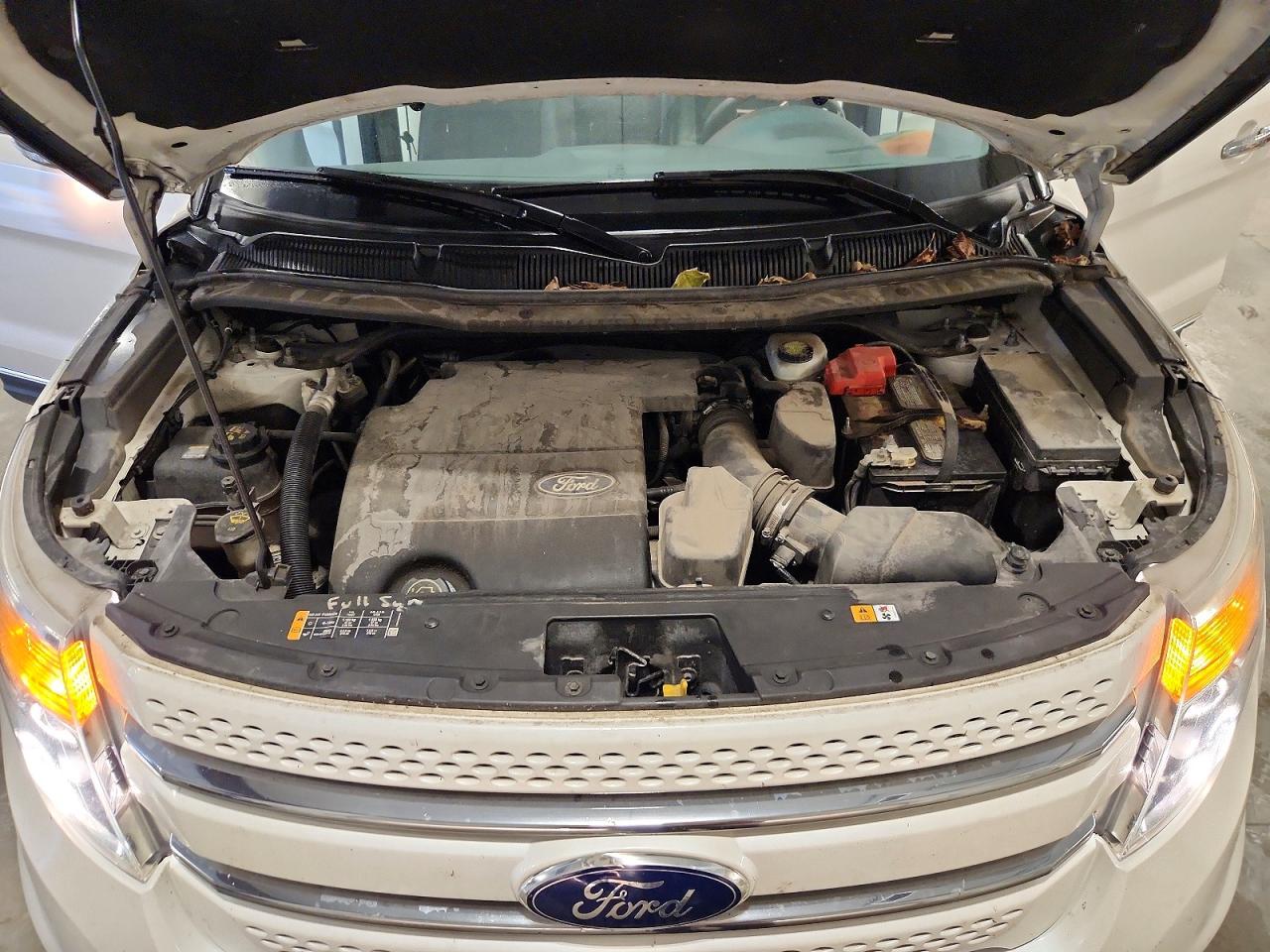 2015 Ford Explorer Limited White vin: 1FM5K8F87FGB25097
