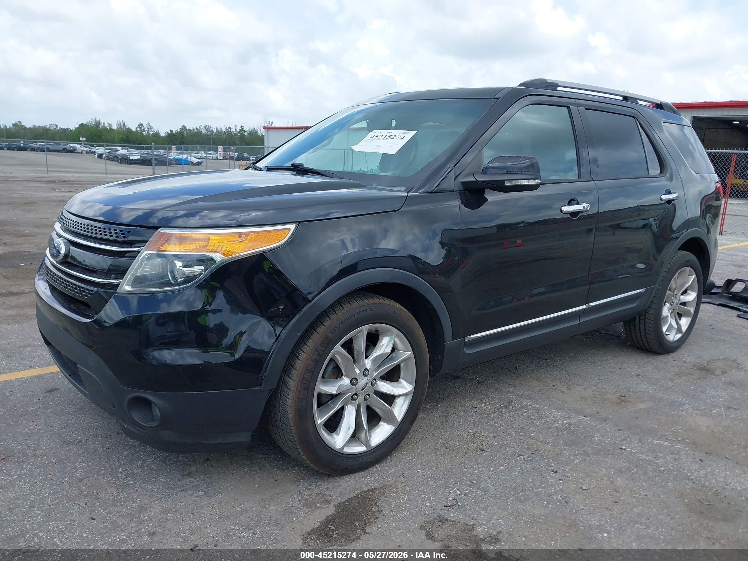 2015 Ford Explorer Limited Black vin: 1FM5K8F87FGC61505