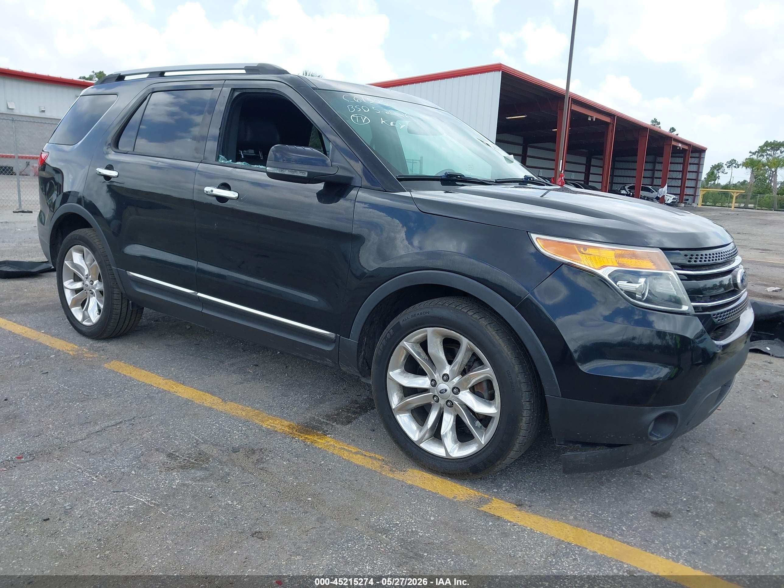 2015 Ford Explorer Limited Black vin: 1FM5K8F87FGC61505