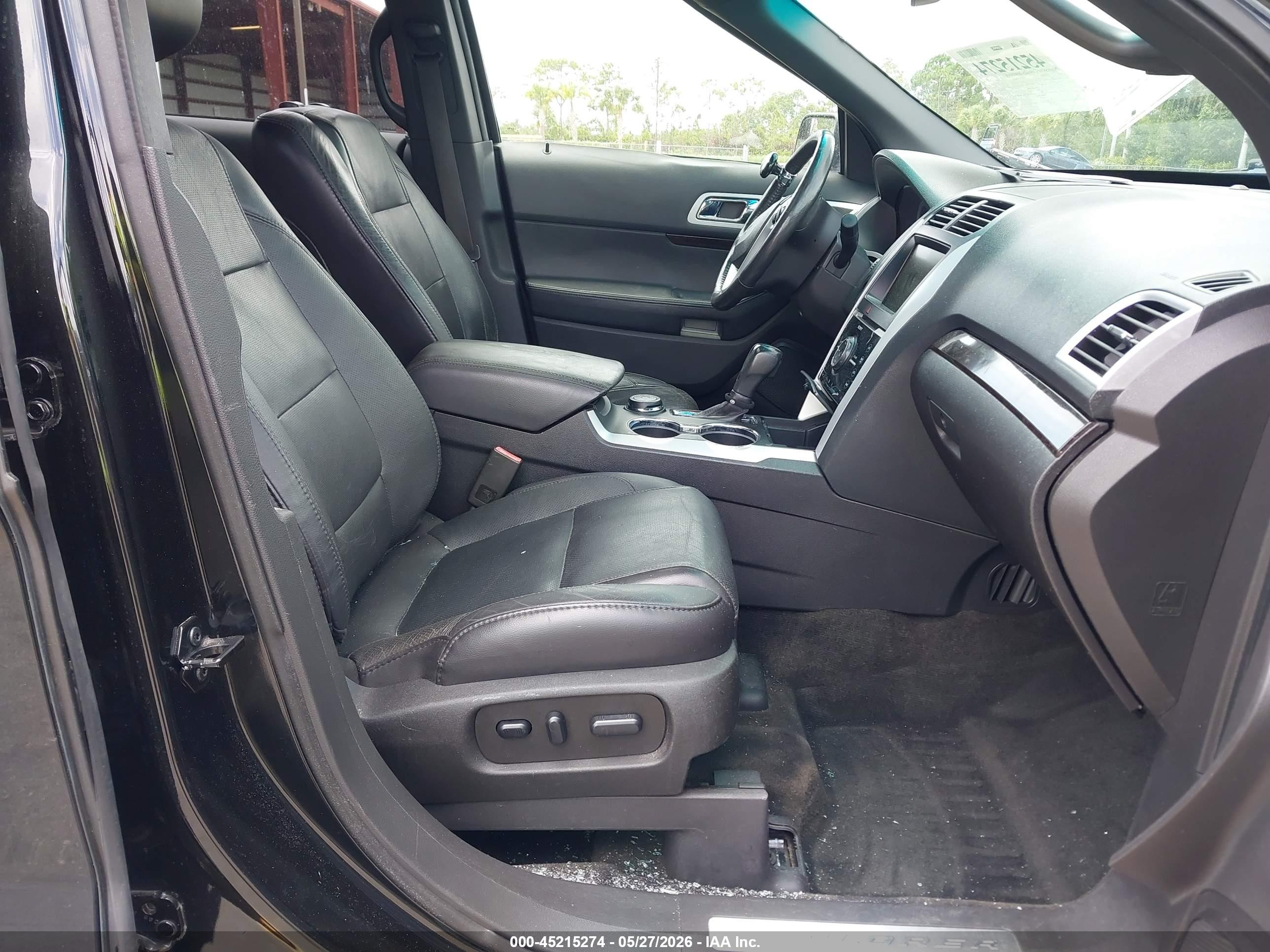 2015 Ford Explorer Limited Black vin: 1FM5K8F87FGC61505