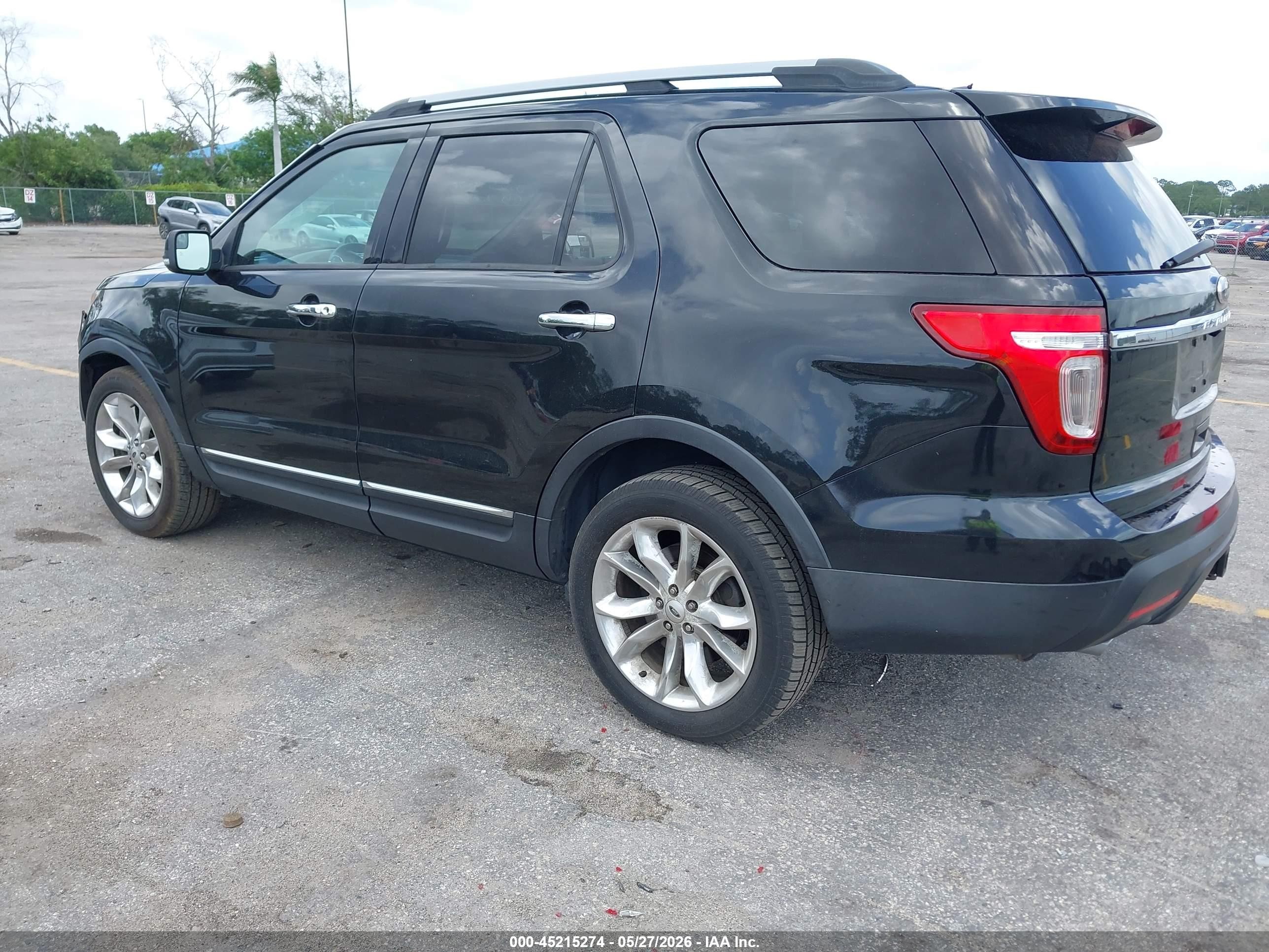 2015 Ford Explorer Limited Black vin: 1FM5K8F87FGC61505