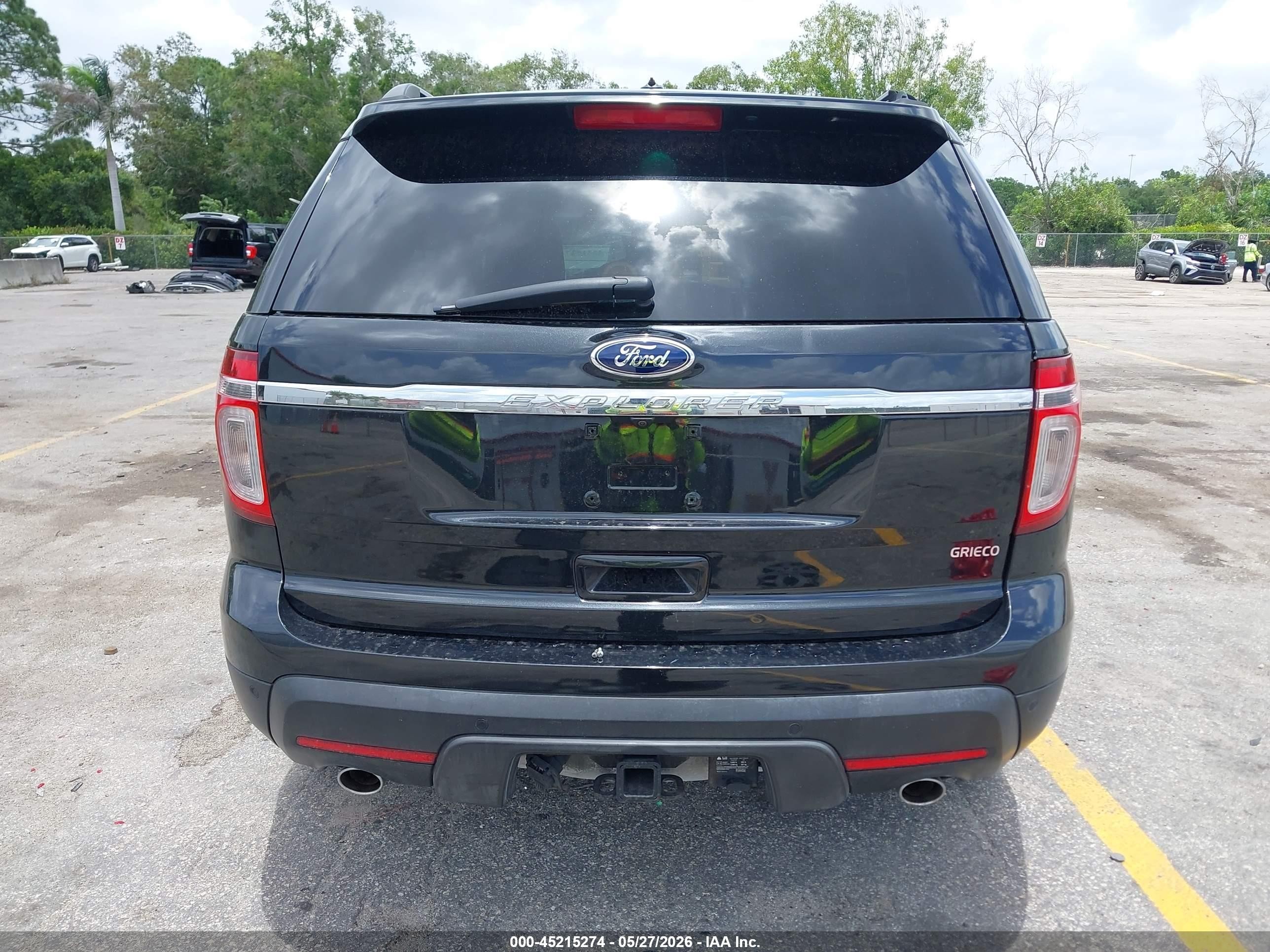 2015 Ford Explorer Limited Black vin: 1FM5K8F87FGC61505