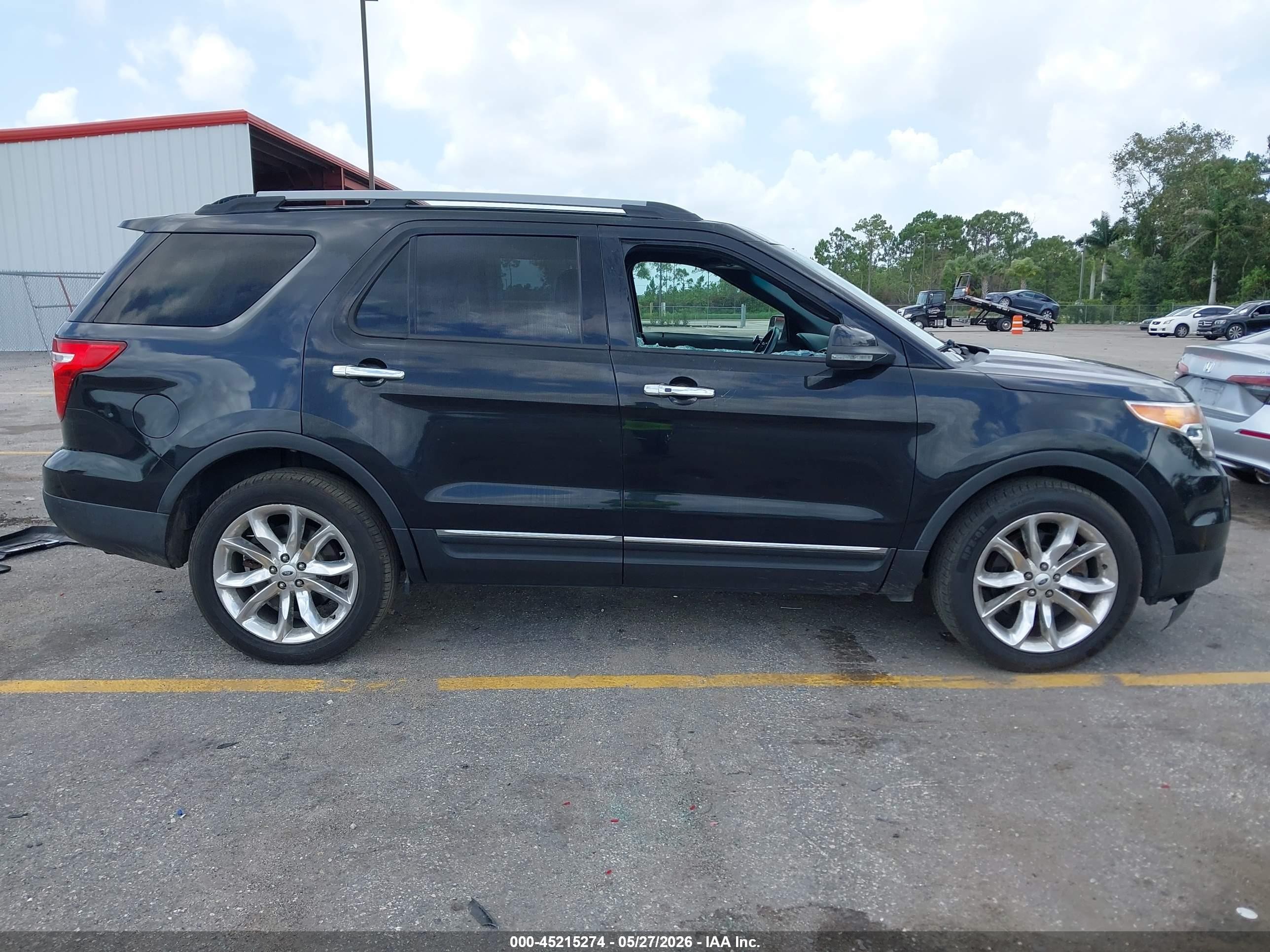 2015 Ford Explorer Limited Black vin: 1FM5K8F87FGC61505