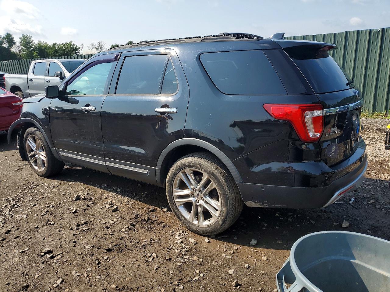 2016 Ford Explorer Limited Black vin: 1FM5K8F87GGC55236