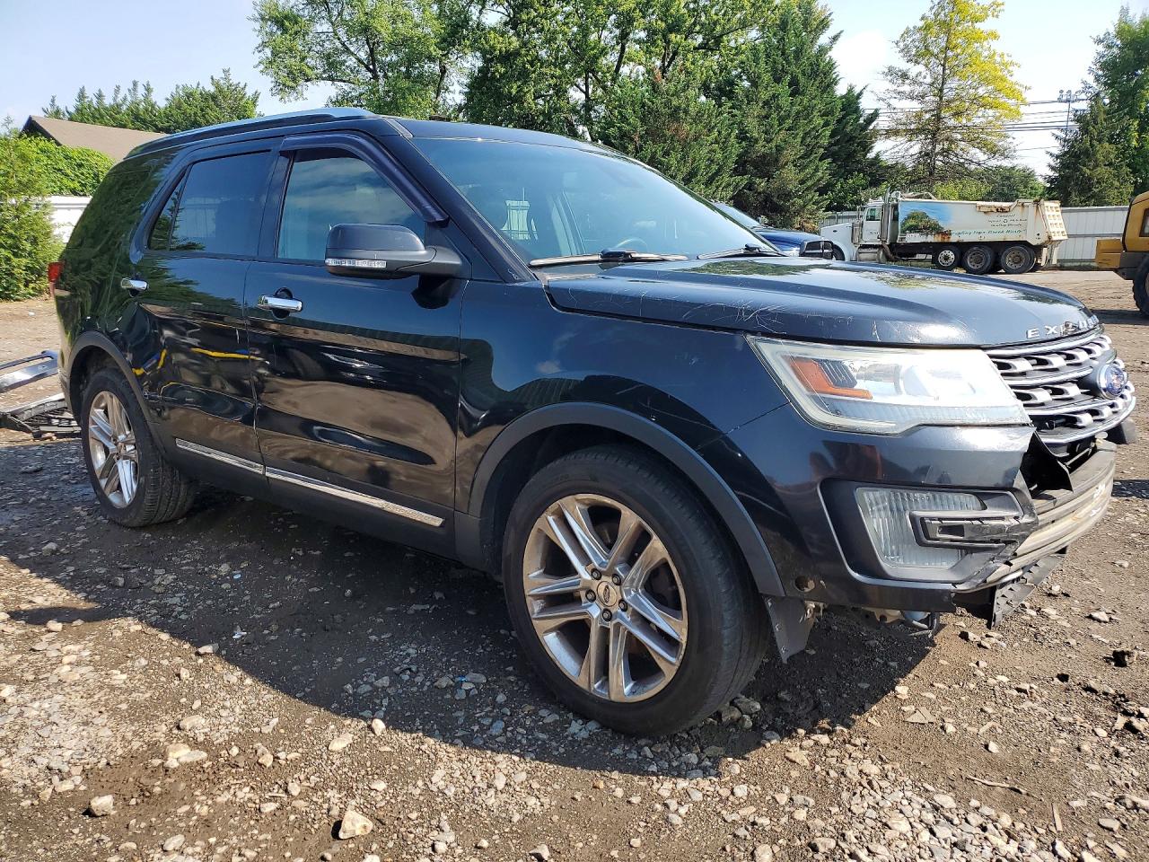 2016 Ford Explorer Limited Black vin: 1FM5K8F87GGC55236