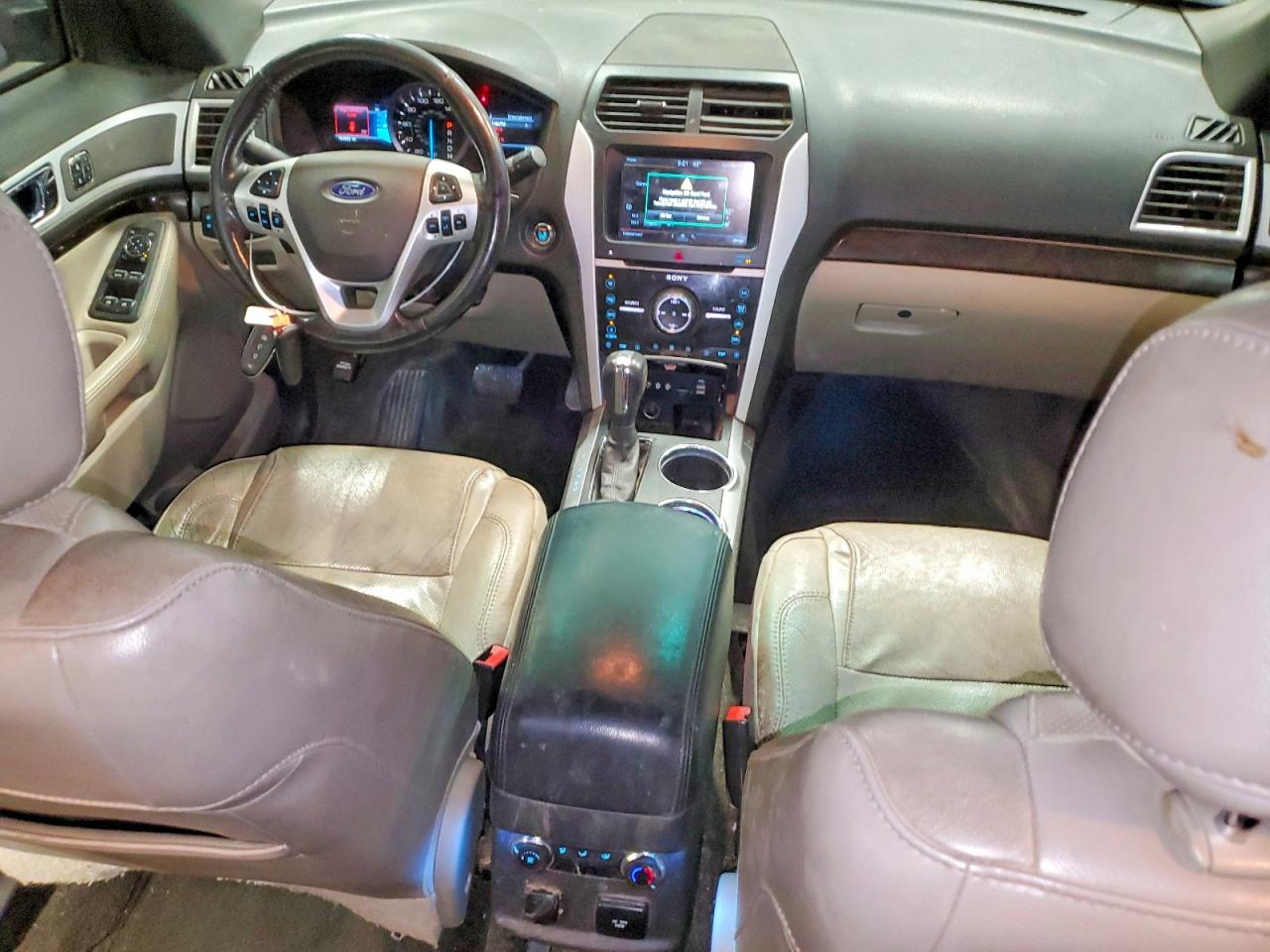 2013 Ford Explorer Limited Green vin: 1FM5K8F88DGA04351