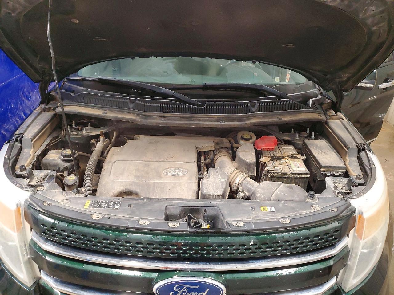 2013 Ford Explorer Limited Green vin: 1FM5K8F88DGA04351