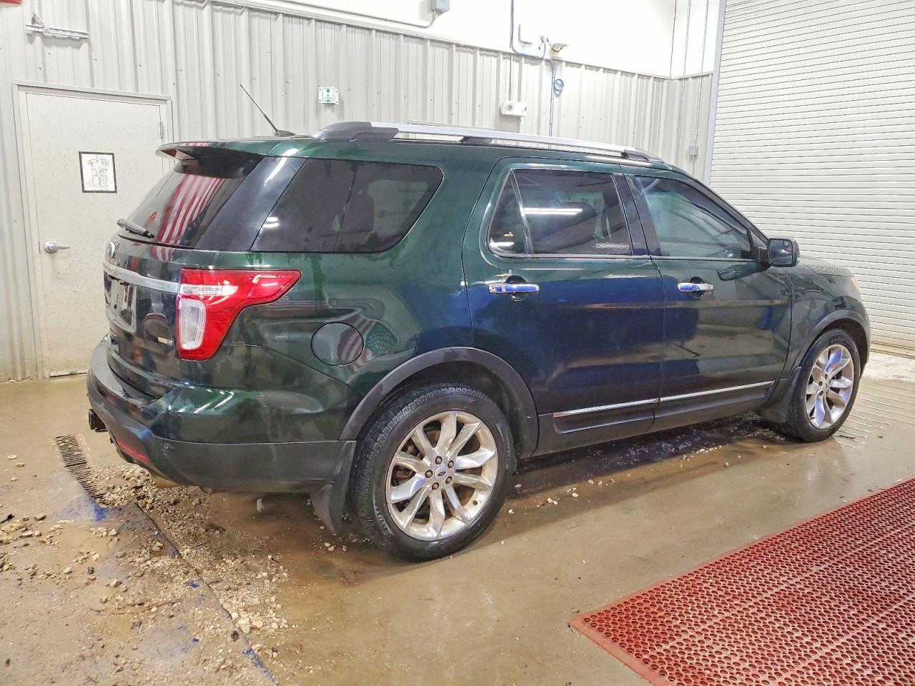 2013 Ford Explorer Limited Green vin: 1FM5K8F88DGA04351