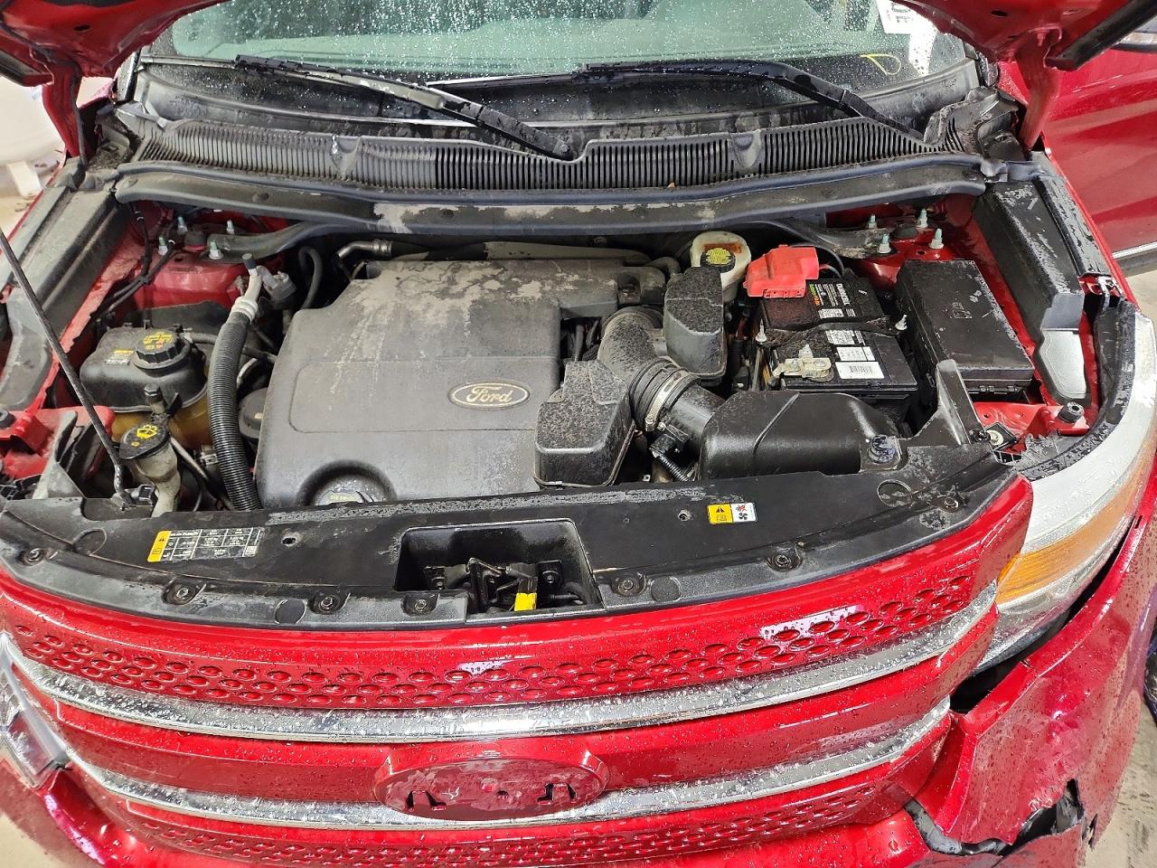 2013 Ford Explorer Limited Red vin: 1FM5K8F88DGA61911