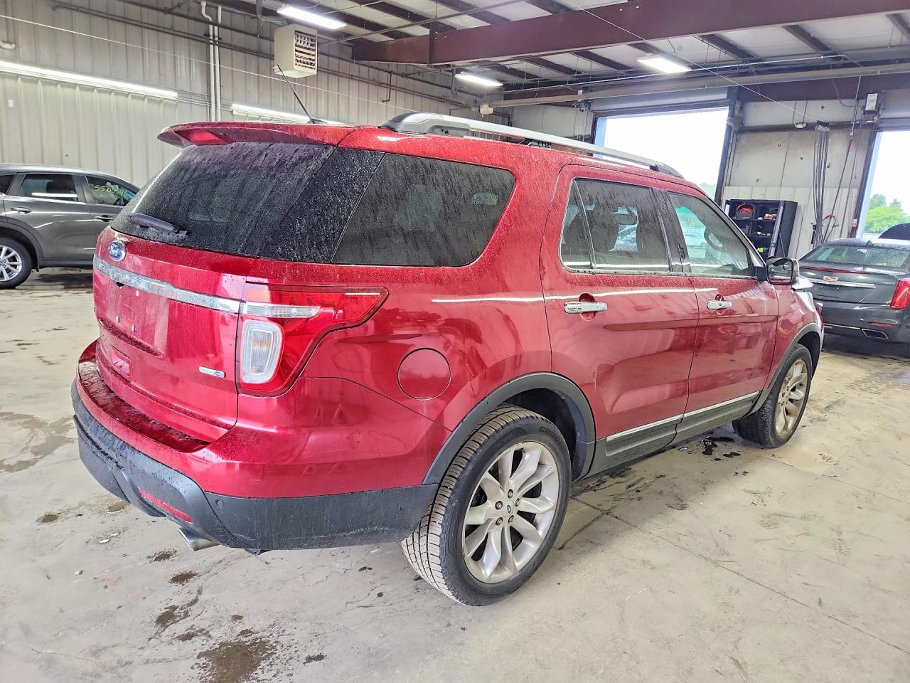 2013 Ford Explorer Limited Red vin: 1FM5K8F88DGA61911