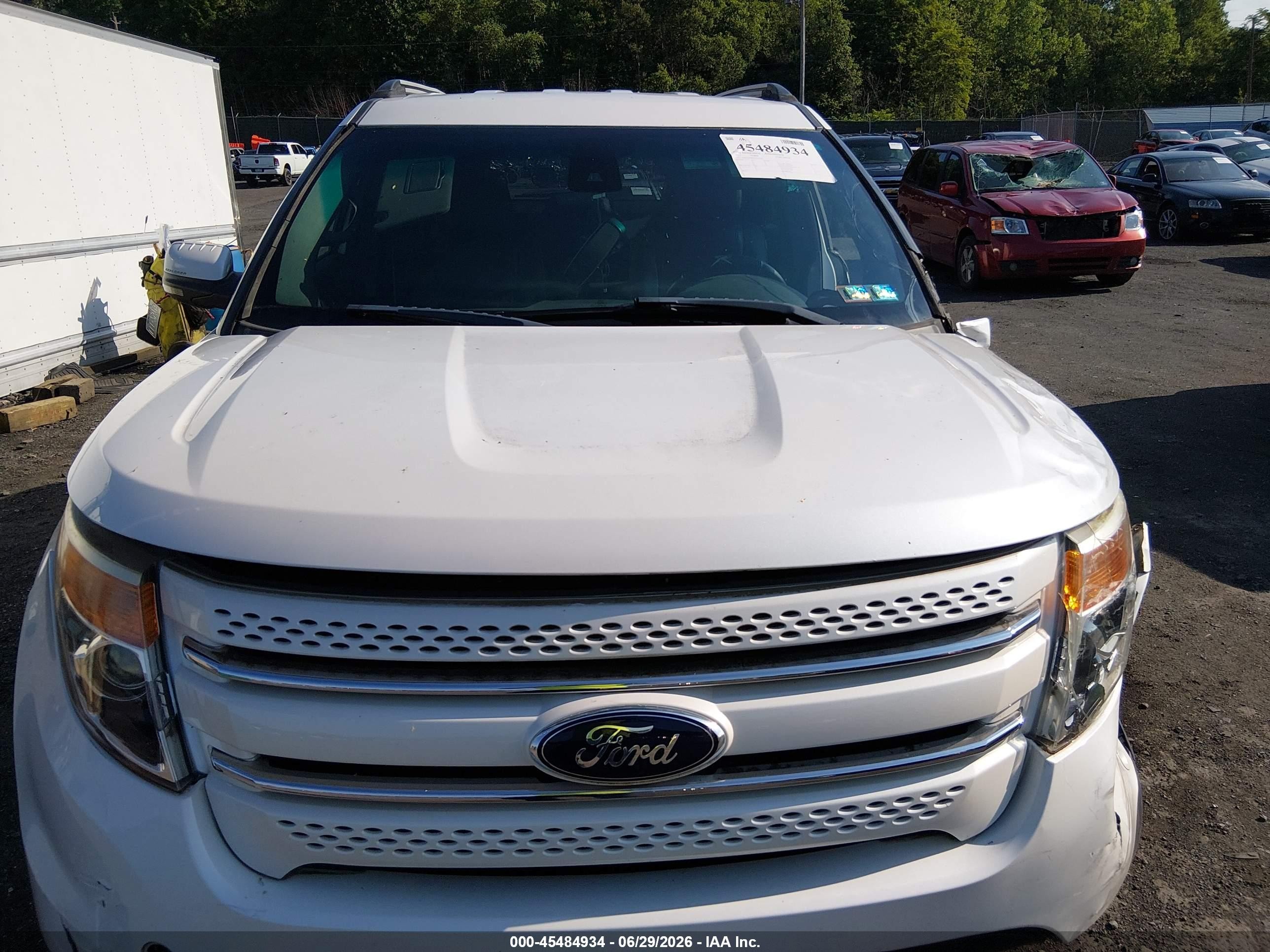 2013 Ford Explorer Limited White vin: 1FM5K8F88DGA65148