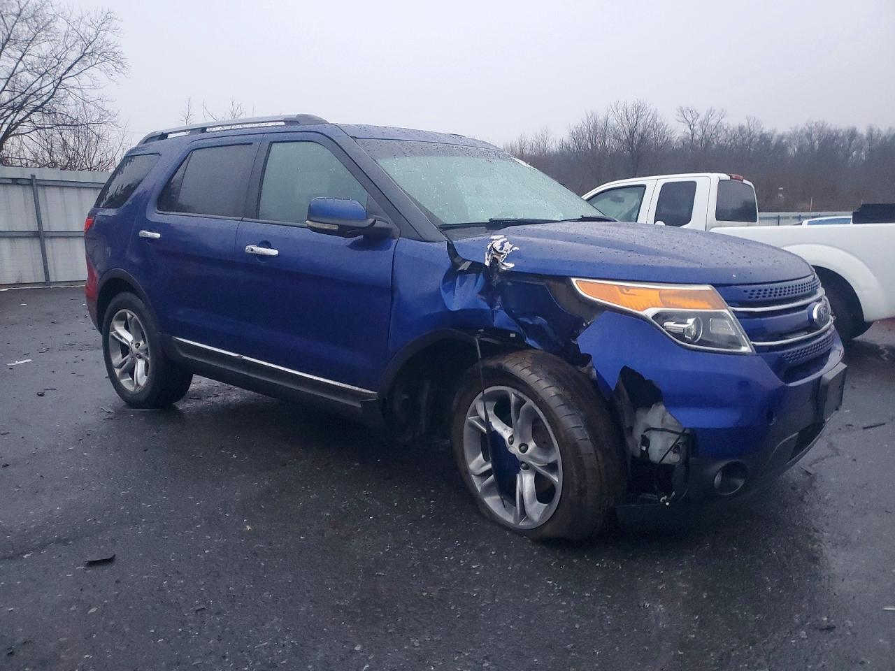2013 Ford Explorer Limited Blue vin: 1FM5K8F88DGA67949