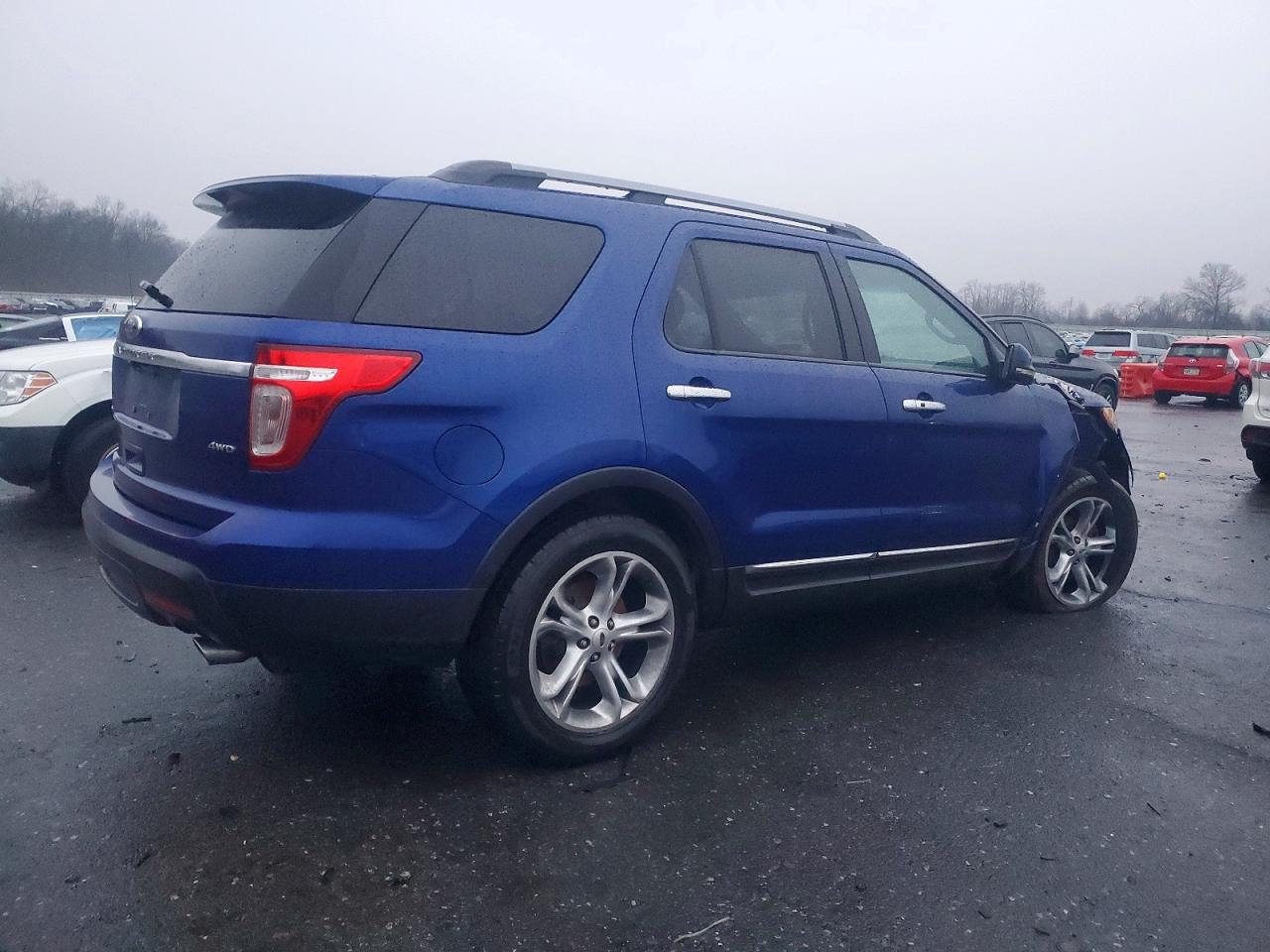 2013 Ford Explorer Limited Blue vin: 1FM5K8F88DGA67949