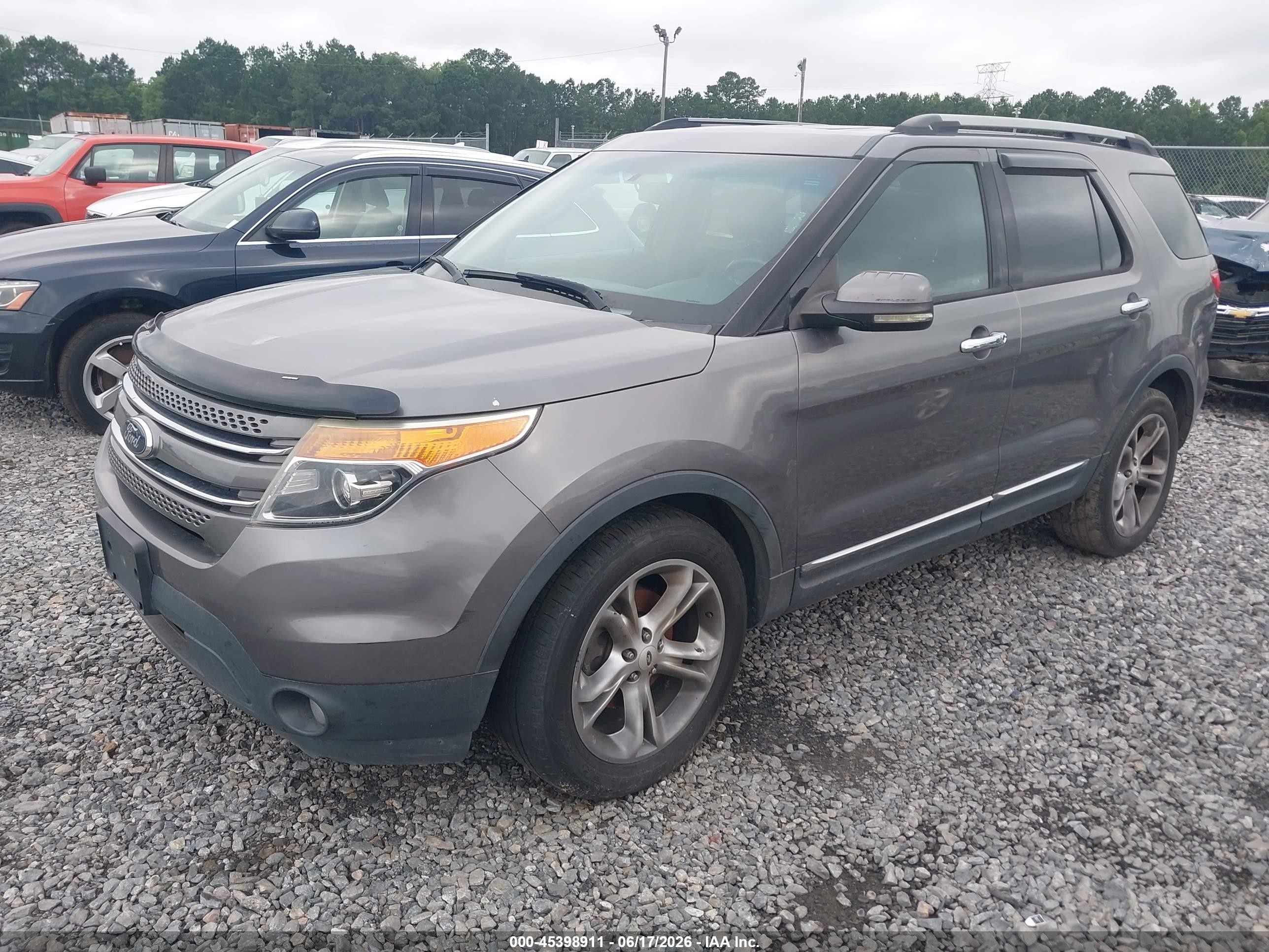 2013 Ford Explorer Limited Gray vin: 1FM5K8F88DGA82208