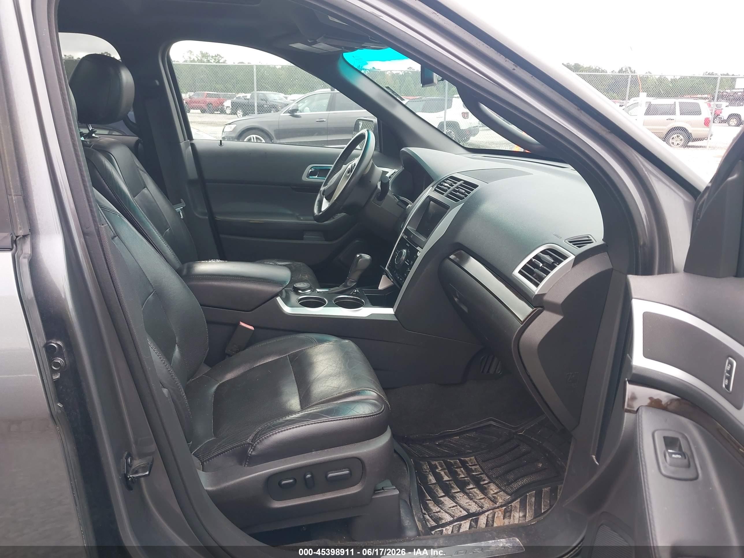 2013 Ford Explorer Limited Gray vin: 1FM5K8F88DGA82208