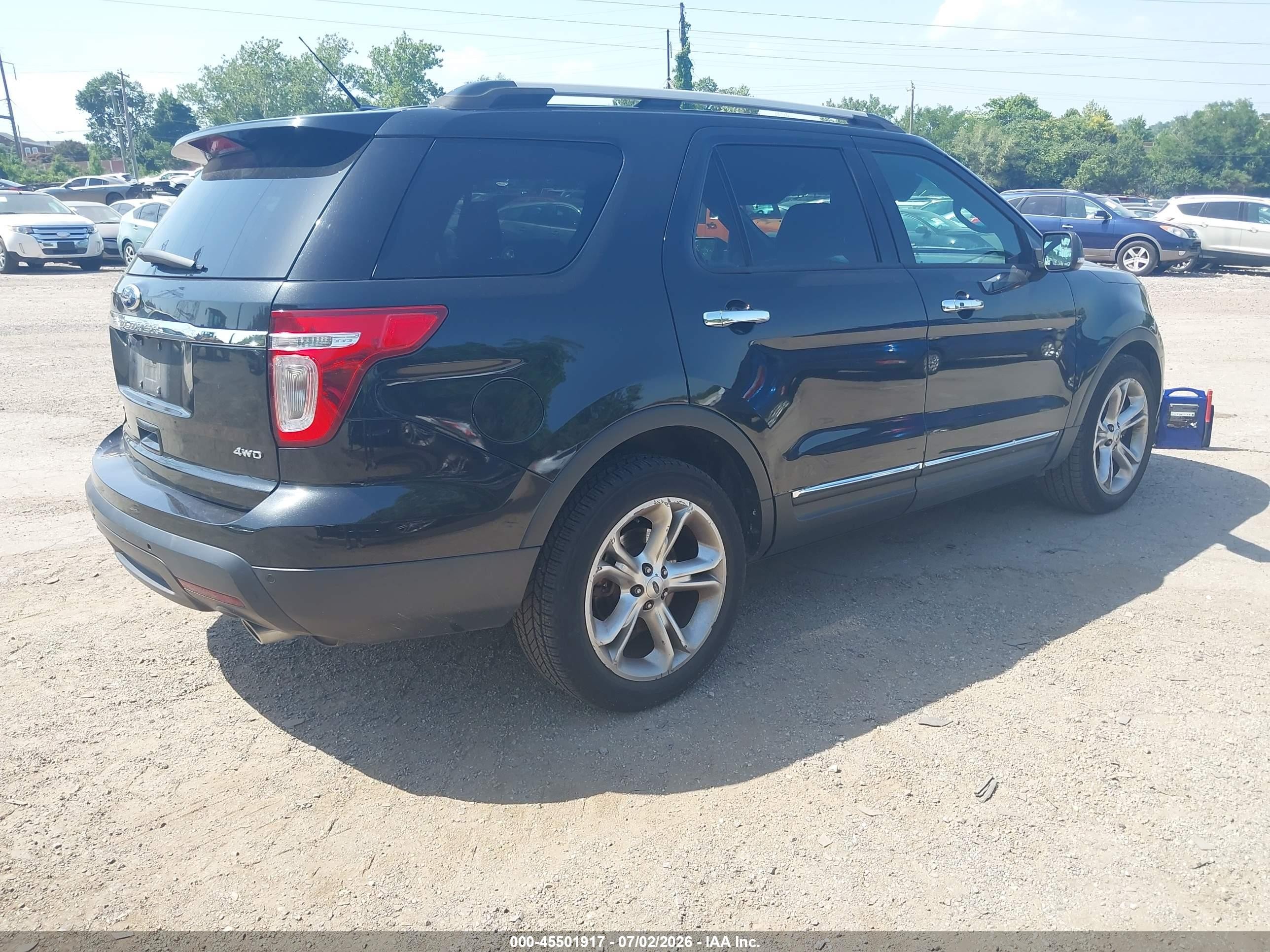 2013 Ford Explorer Limited Black vin: 1FM5K8F88DGA93869