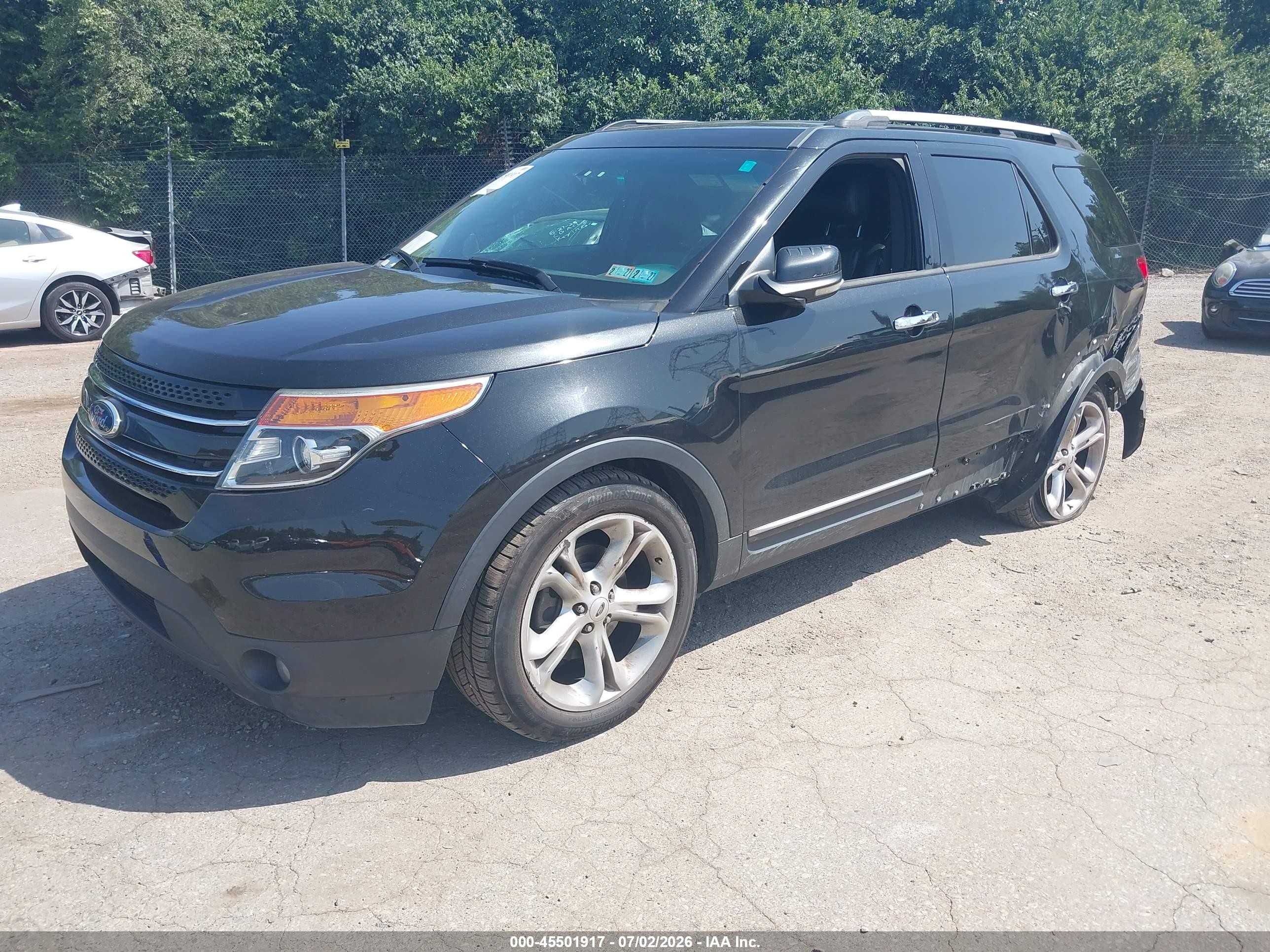 2013 Ford Explorer Limited Black vin: 1FM5K8F88DGA93869