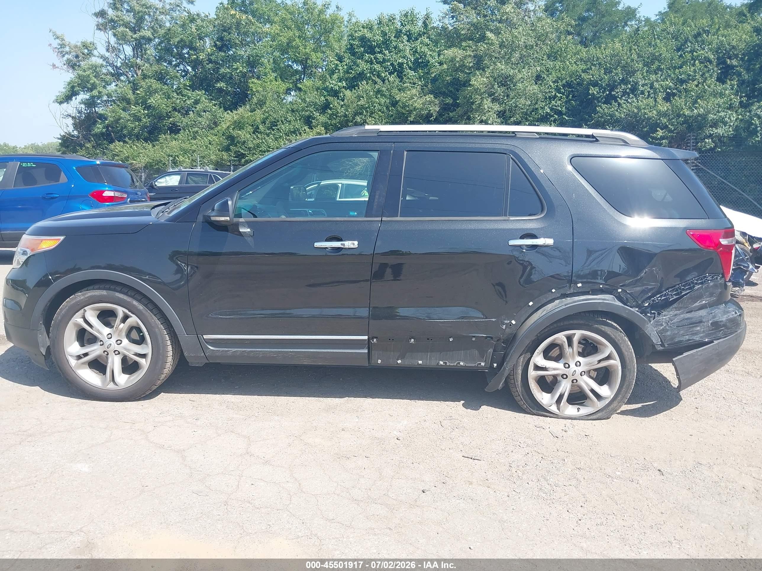 2013 Ford Explorer Limited Black vin: 1FM5K8F88DGA93869