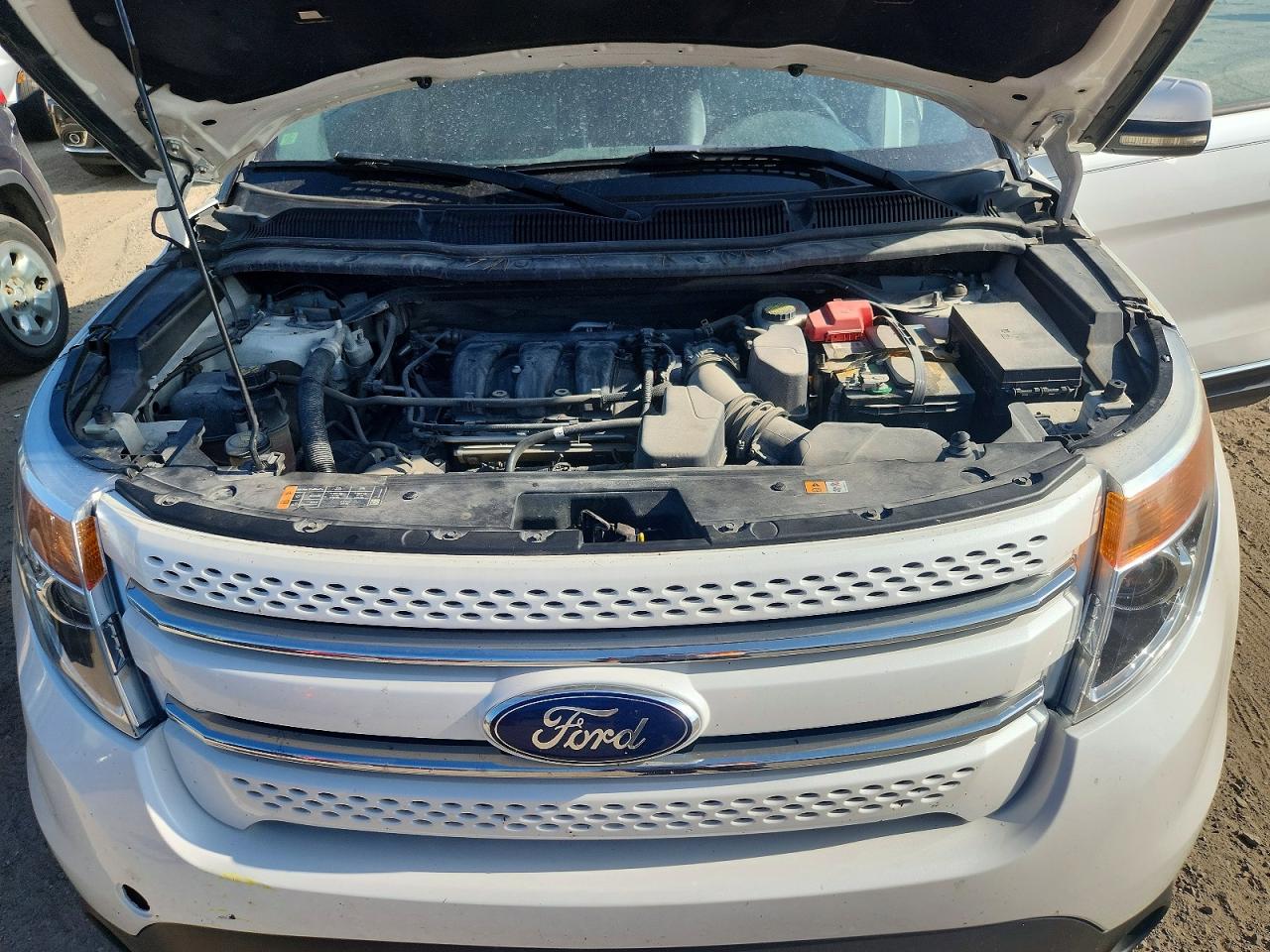 2013 Ford Explorer Limited White vin: 1FM5K8F88DGA98098