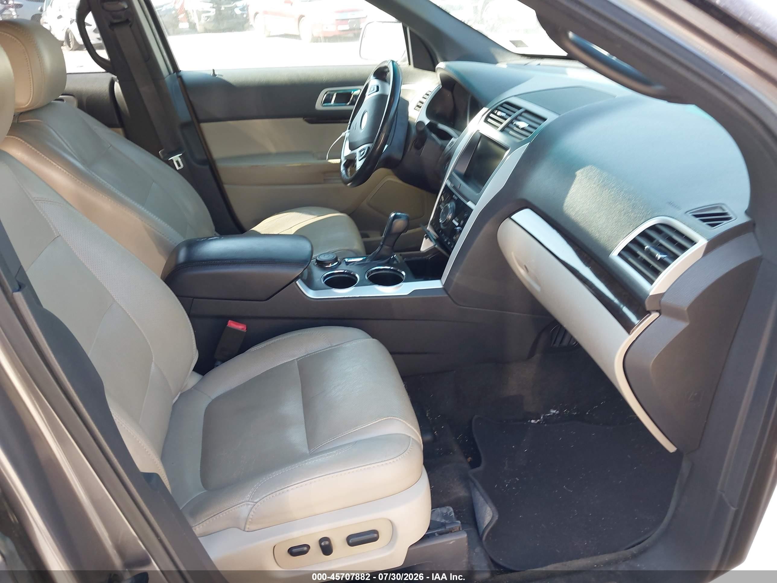 2013 Ford Explorer Limited Gray vin: 1FM5K8F88DGC33399