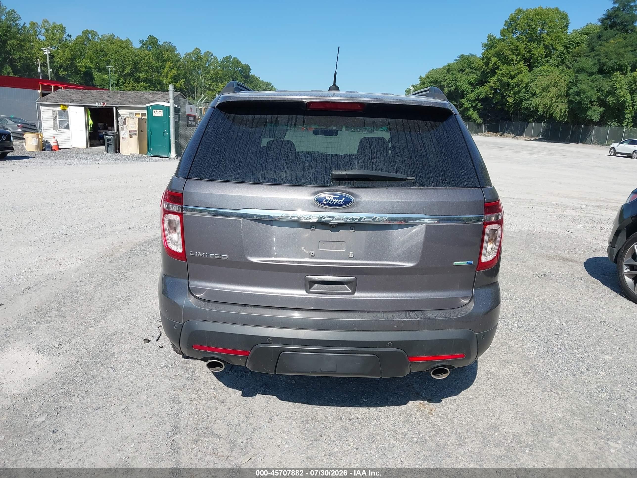 2013 Ford Explorer Limited Gray vin: 1FM5K8F88DGC33399