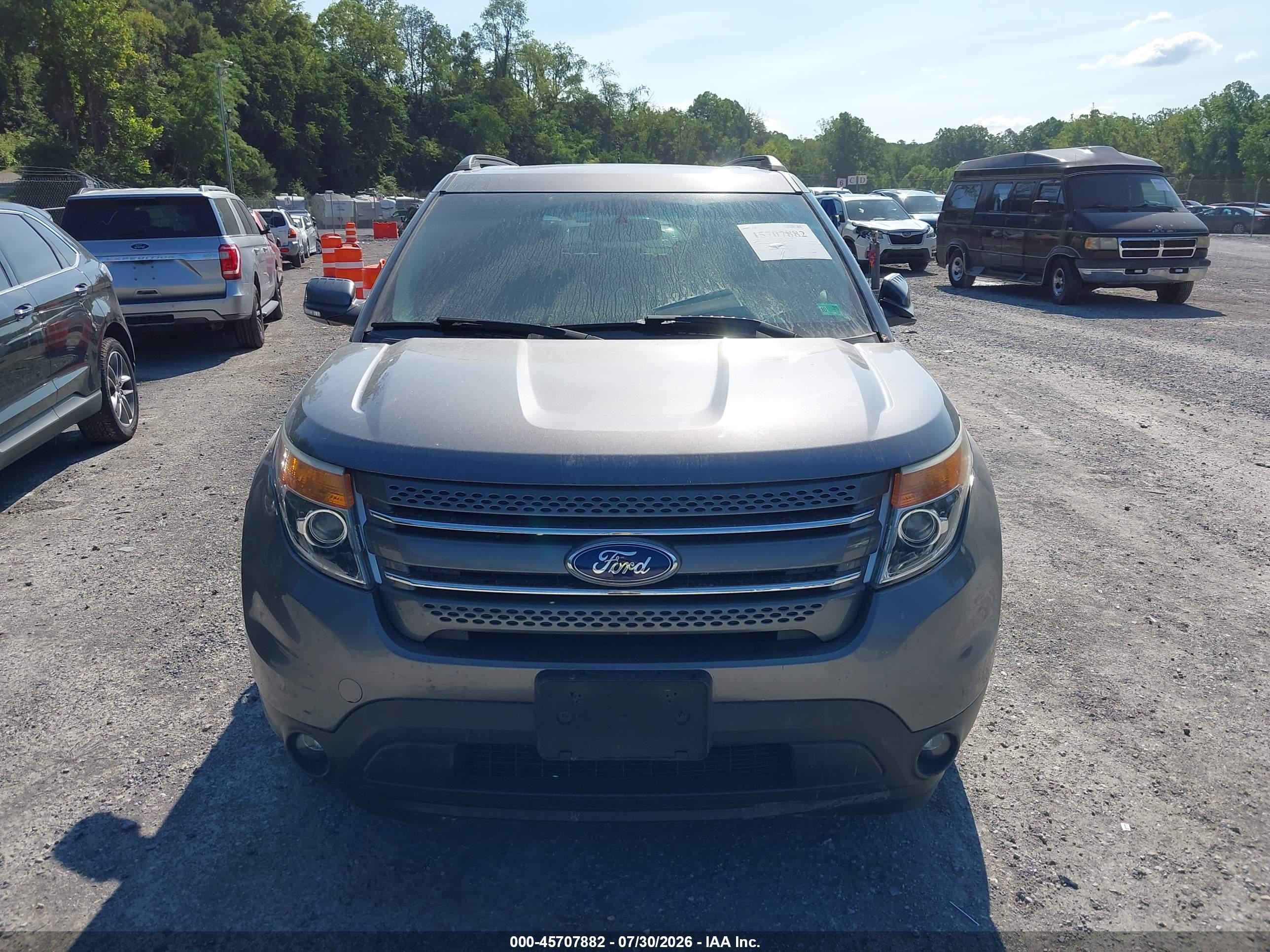 2013 Ford Explorer Limited Gray vin: 1FM5K8F88DGC33399