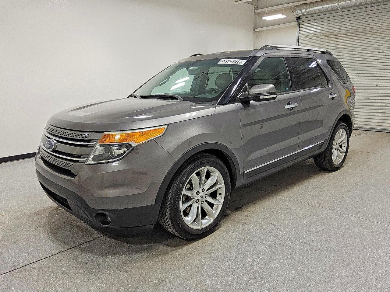 2013 Ford Explorer Limited Gray vin: 1FM5K8F88DGC44855