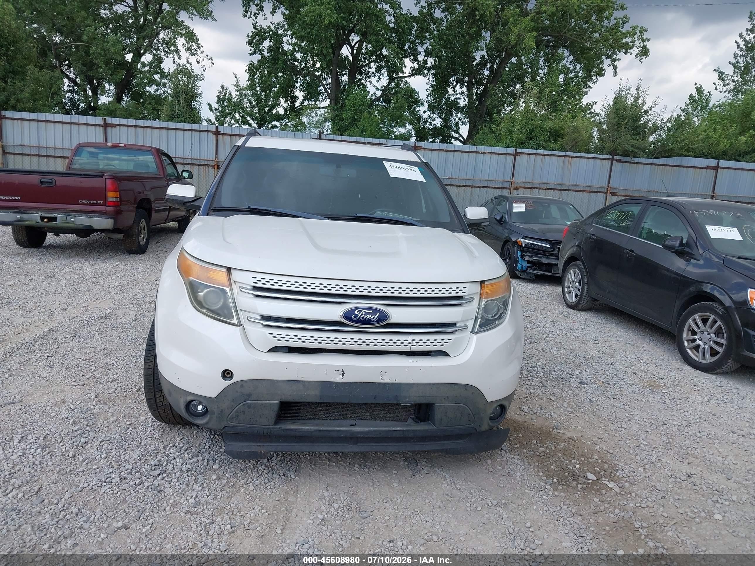 2013 Ford Explorer Limited White vin: 1FM5K8F88DGC59775