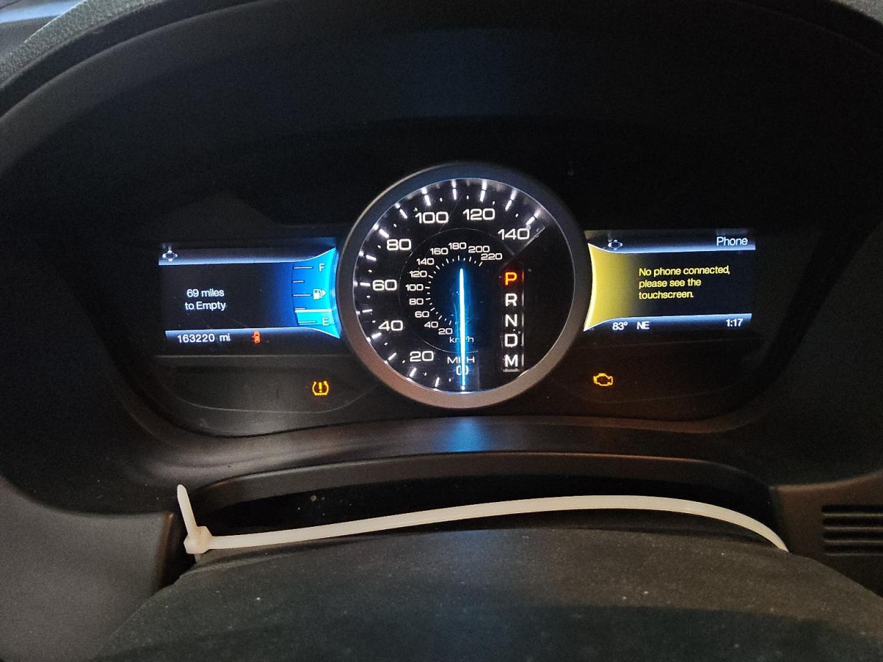 2014 Ford Explorer Limited Черный vin: 1FM5K8F88EGA68021 Damage: Warning Light - Engine, On, Unacceptable
