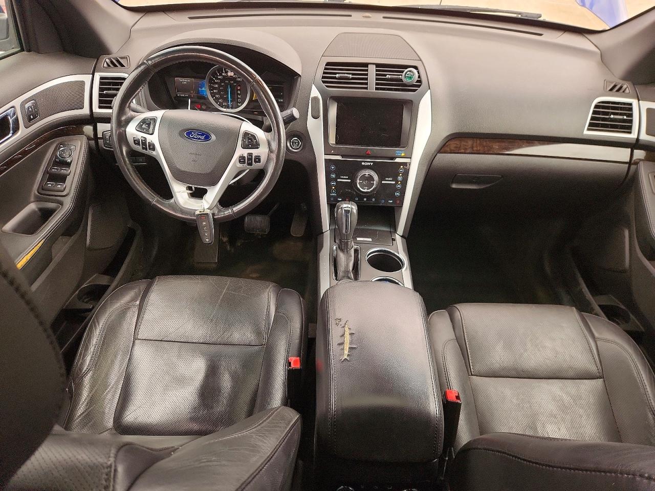 2014 Ford Explorer Limited Blue vin: 1FM5K8F88EGB03091